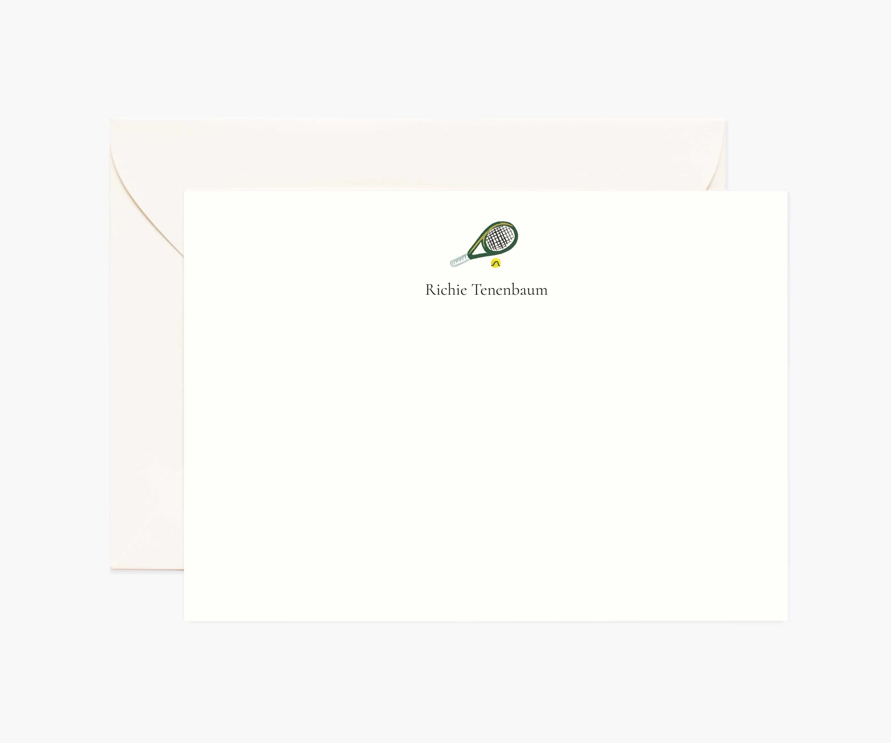 Activities Personalized Stationery  - Tennis