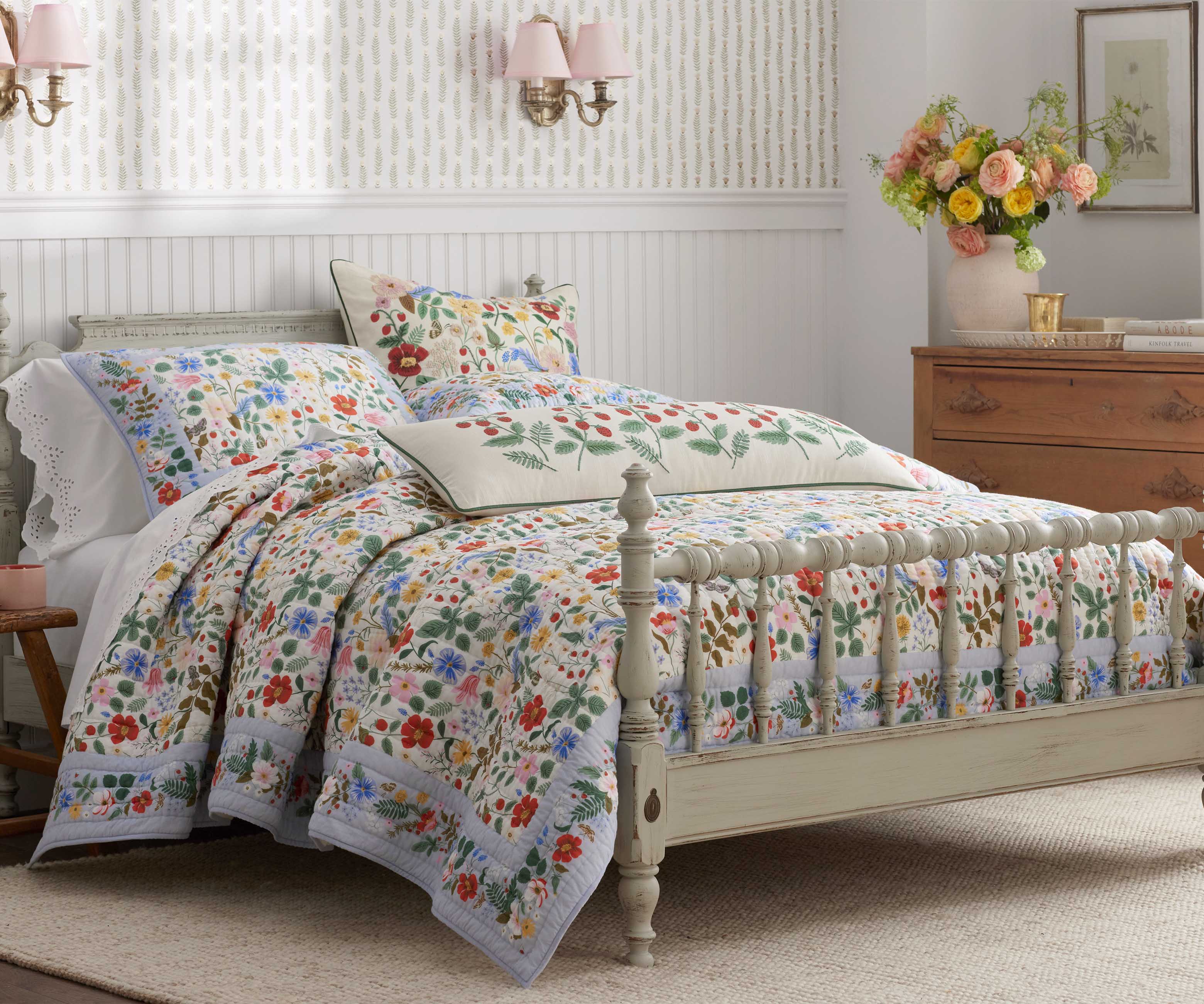 Cotton Quilt - Strawberry Fields