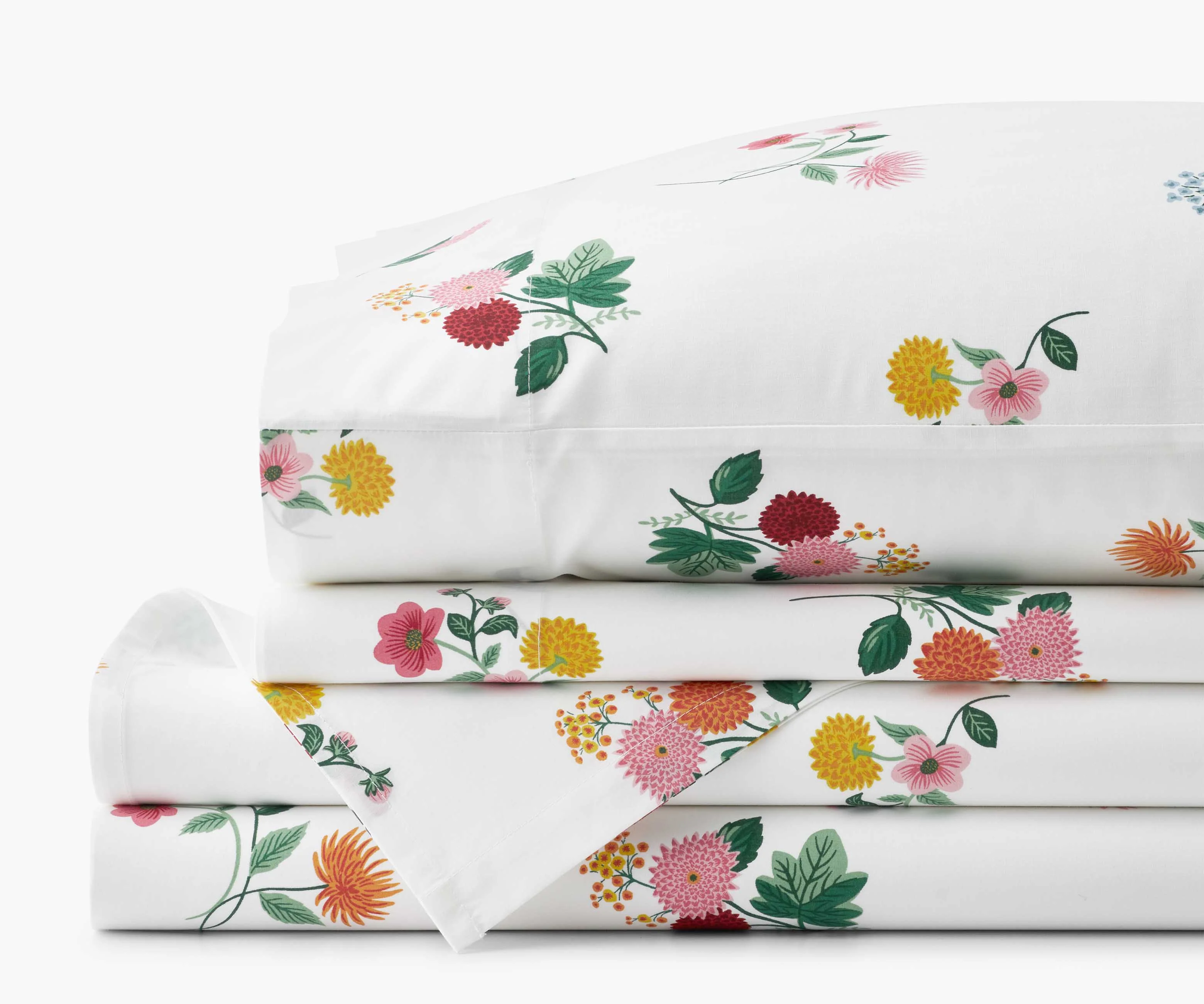 Percale Sheet Set - Ditsy Dahlia