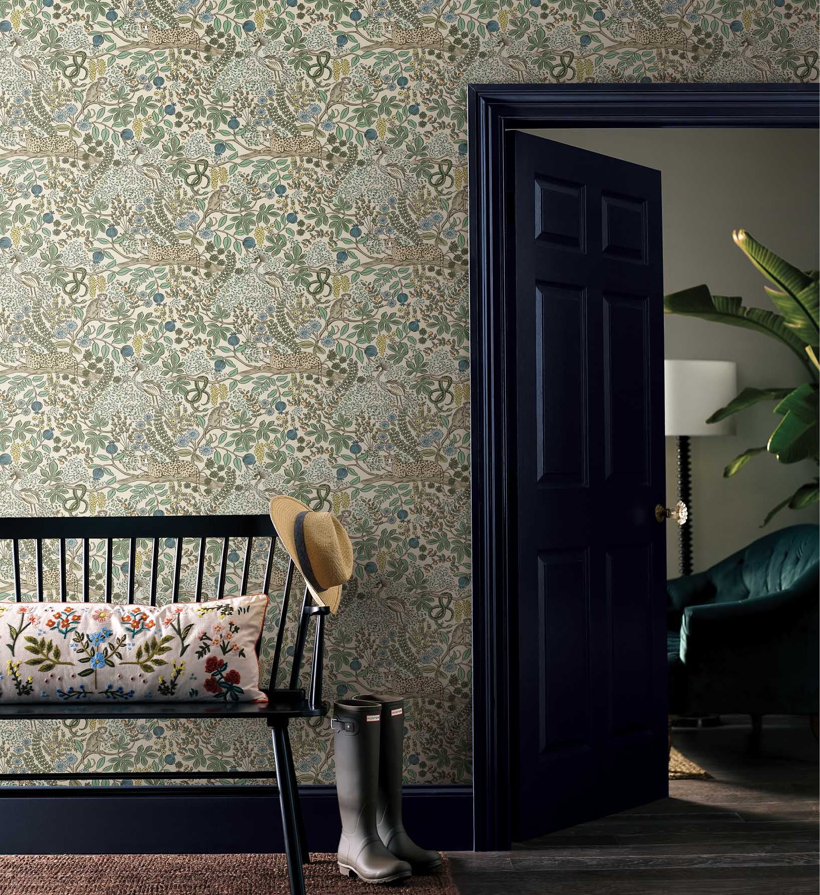 Safari Peel & Stick Wallpaper Sample - Cream