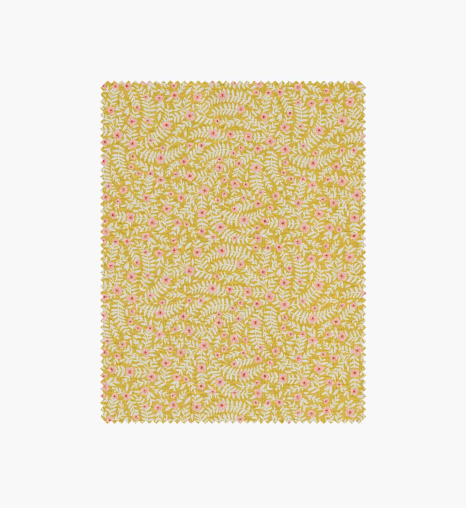 Elodie Cotton Fabric - Yellow