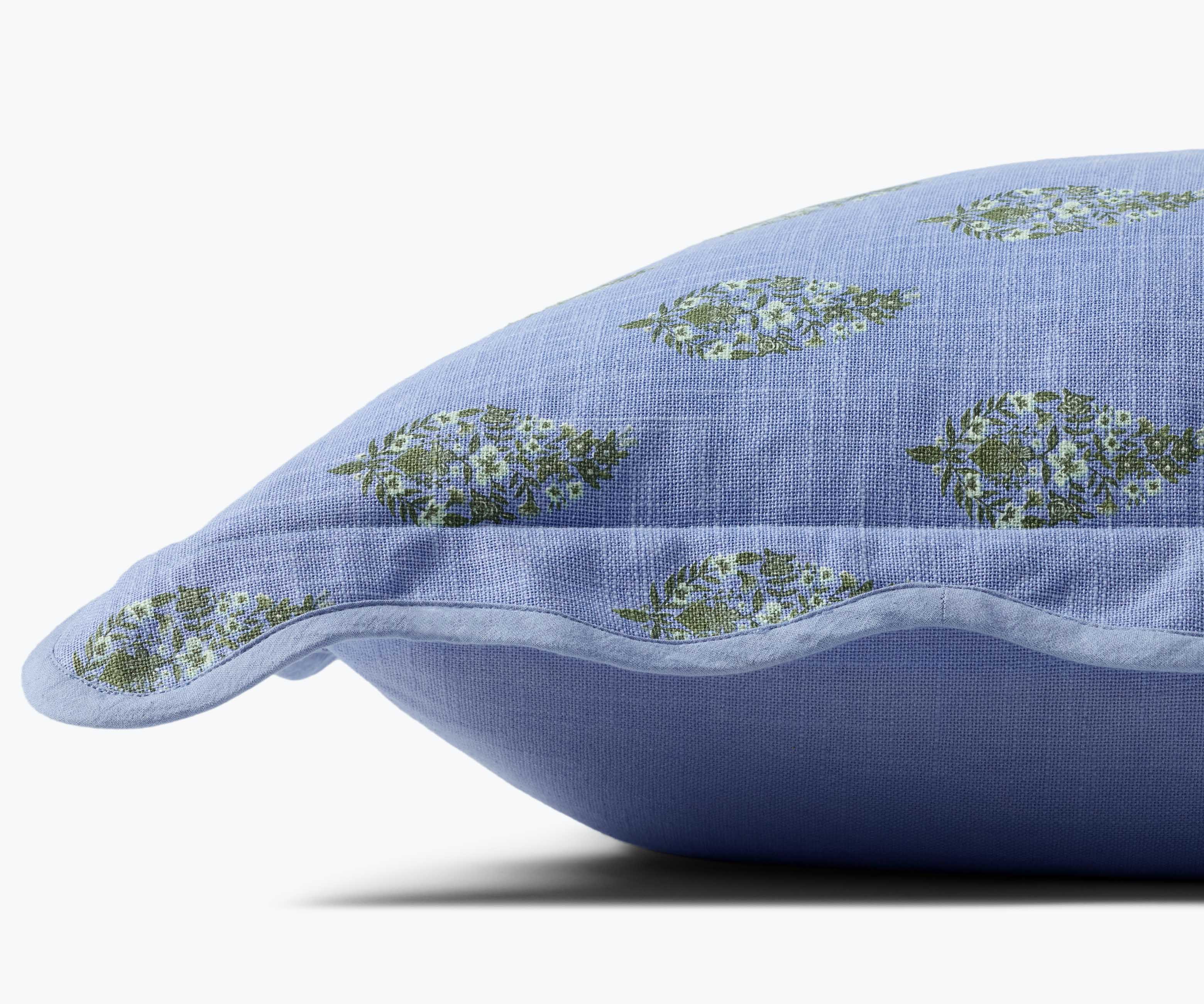 Paisley Pillow - Blue