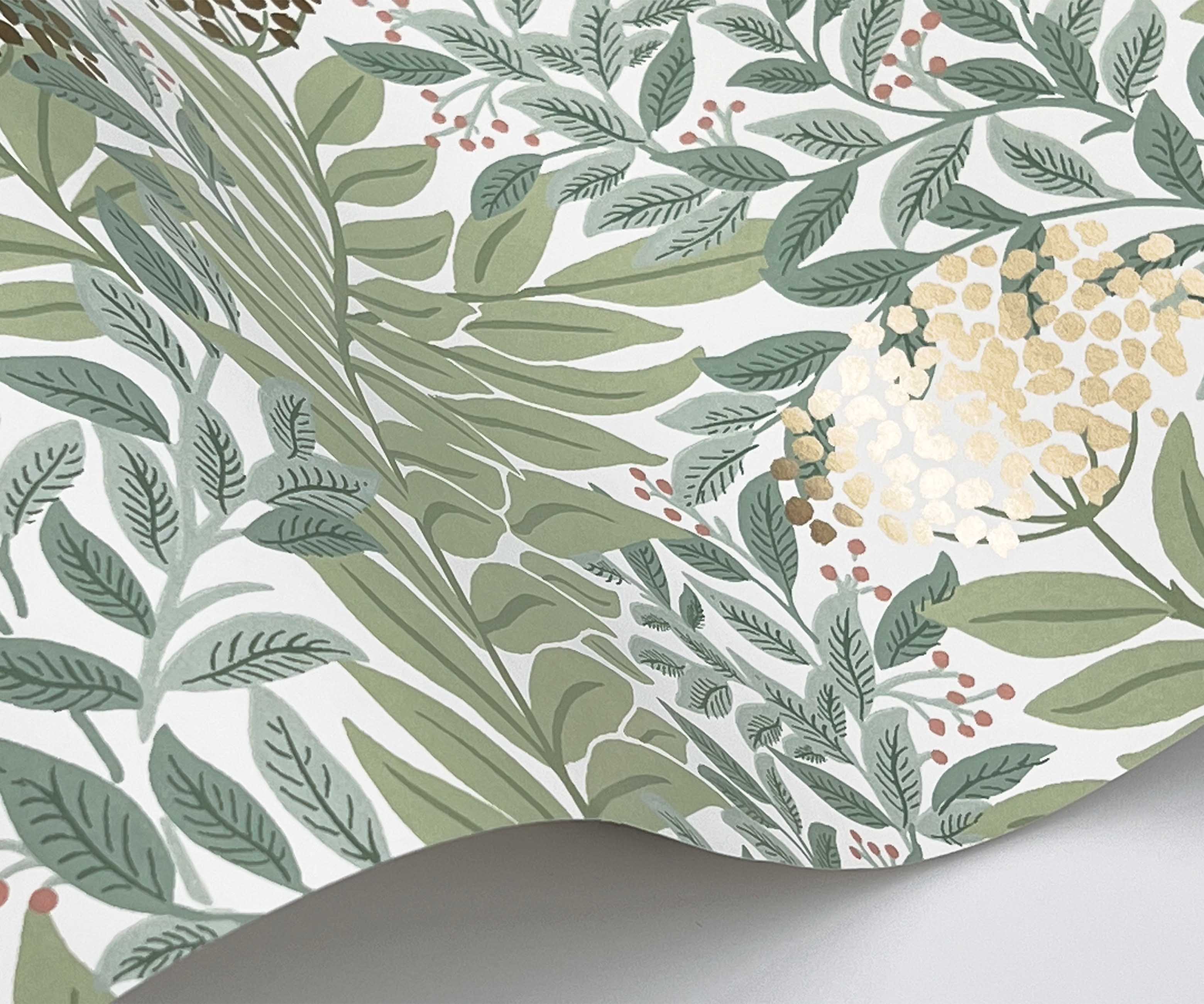 Highgrove Wallpaper Sample - White