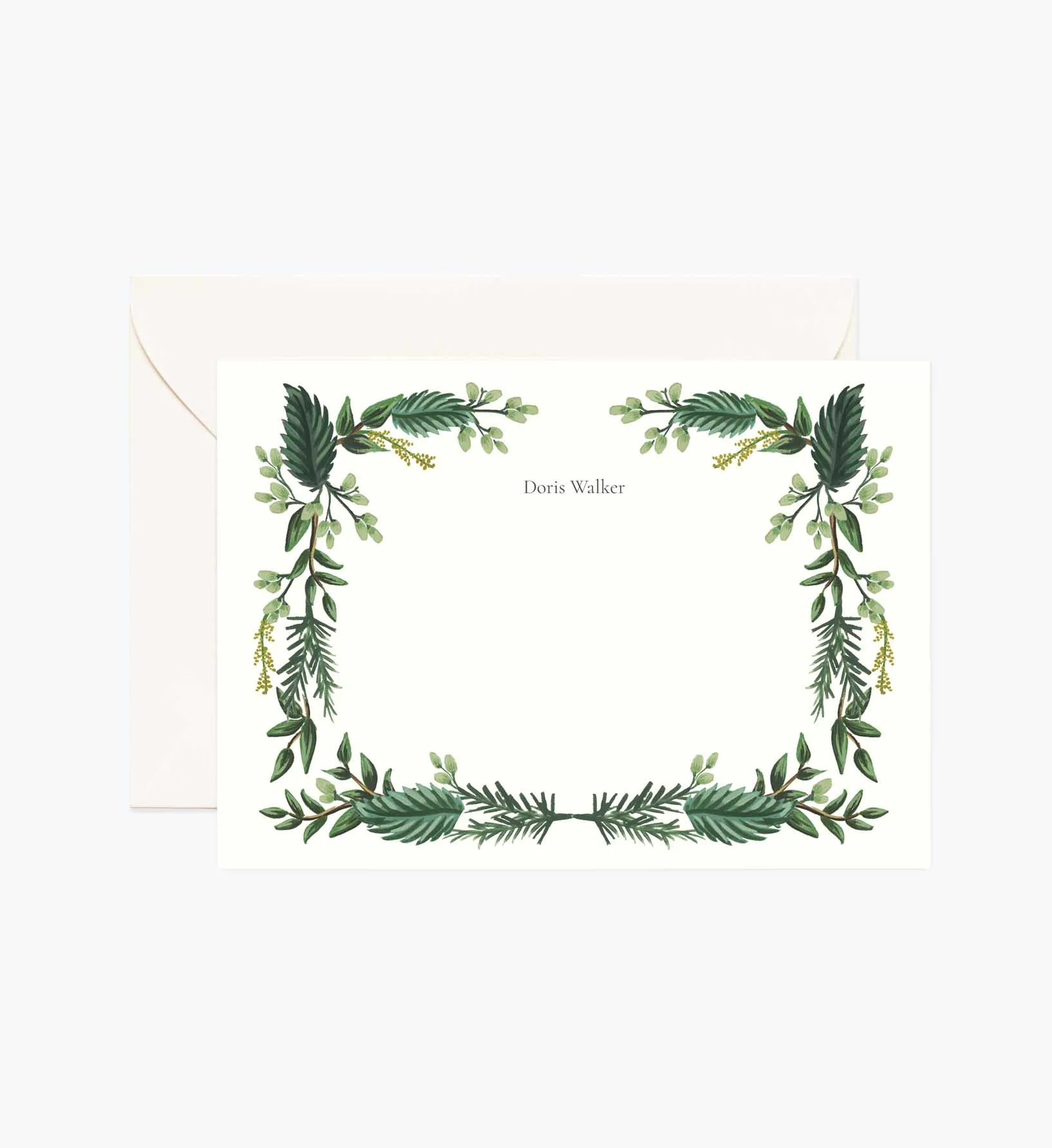 Holiday Personalized Stationery - Bough