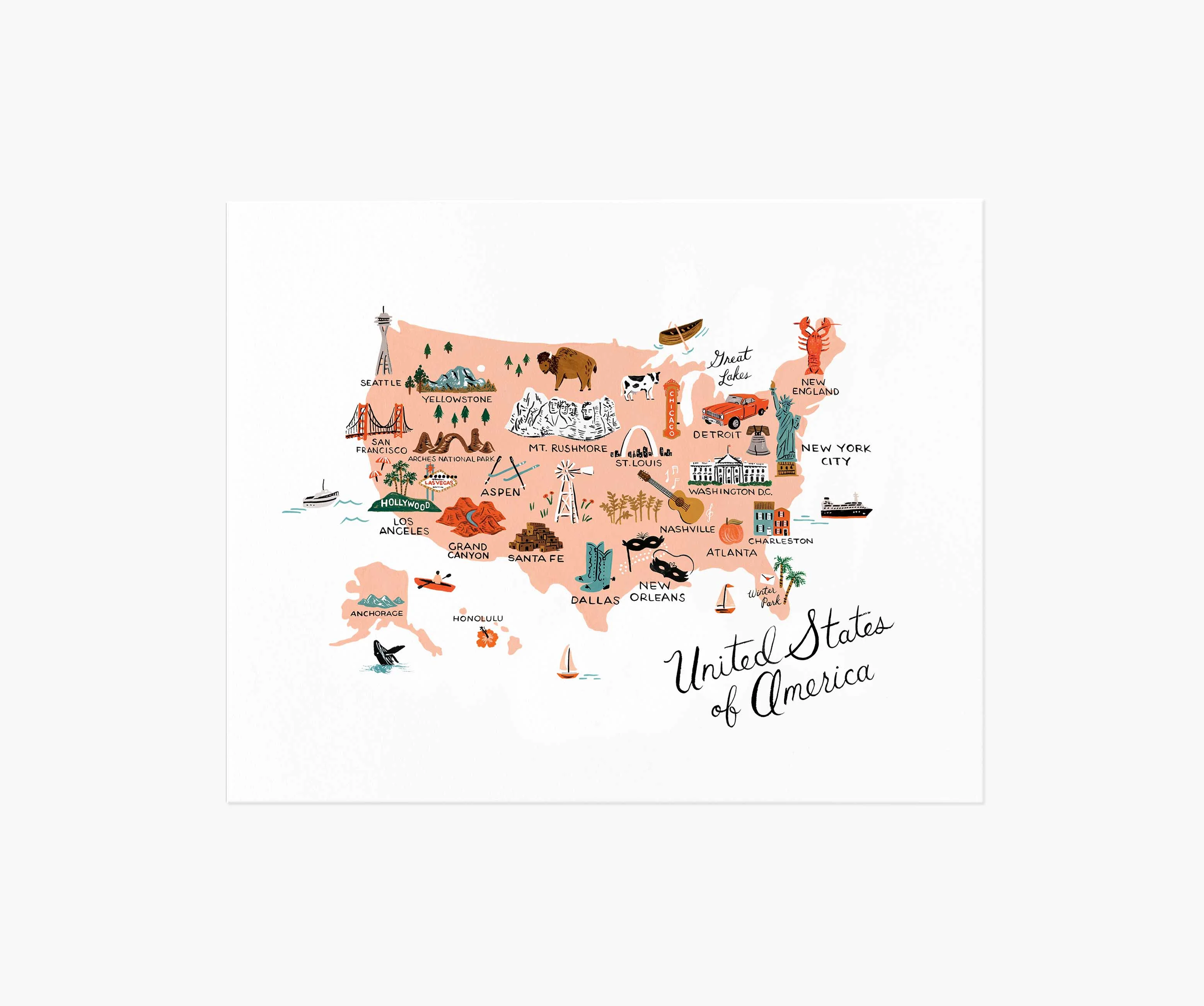 United States of America Art Print