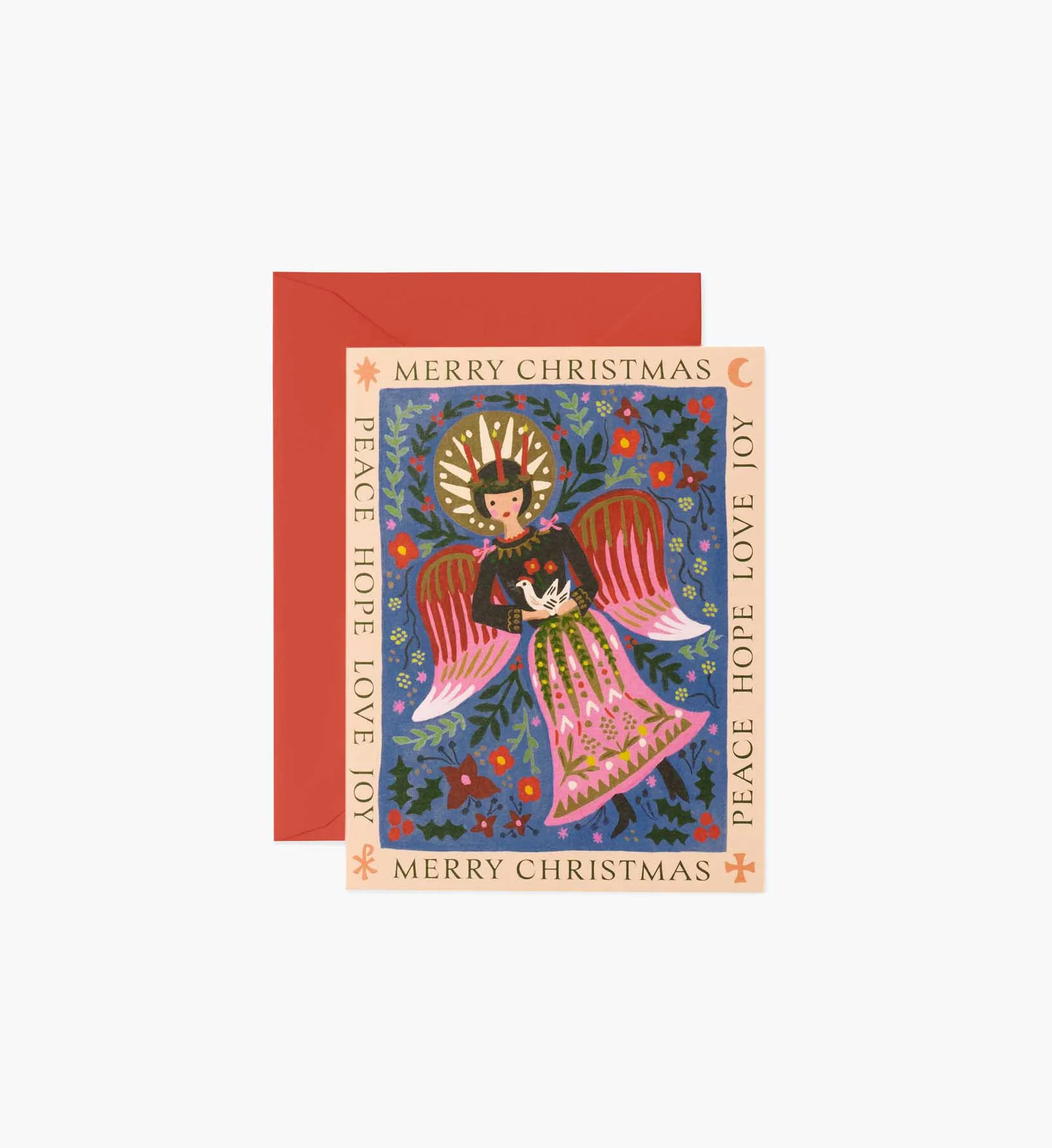 Lucia Angel Christmas Card