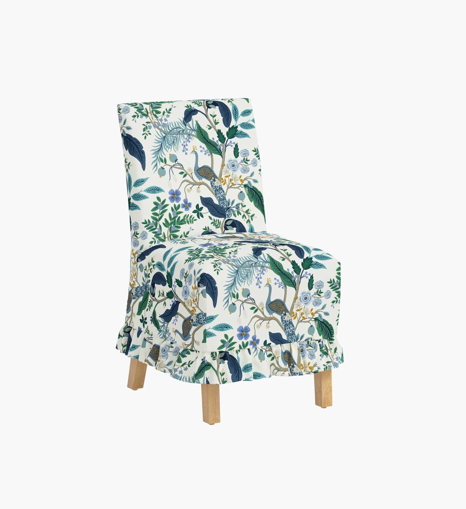 Louise Slipcover - Peacock