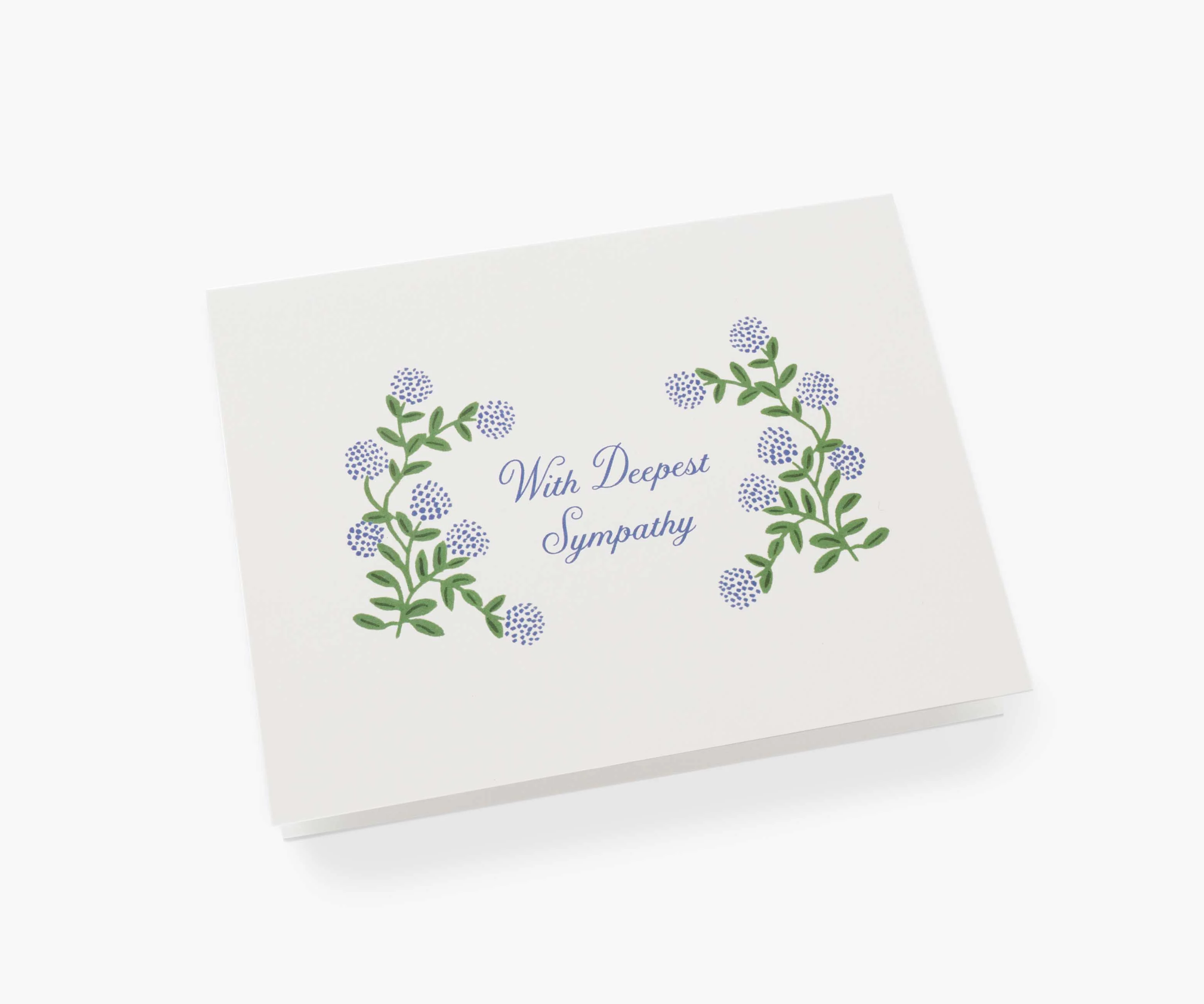Hydrangea Sympathy Card