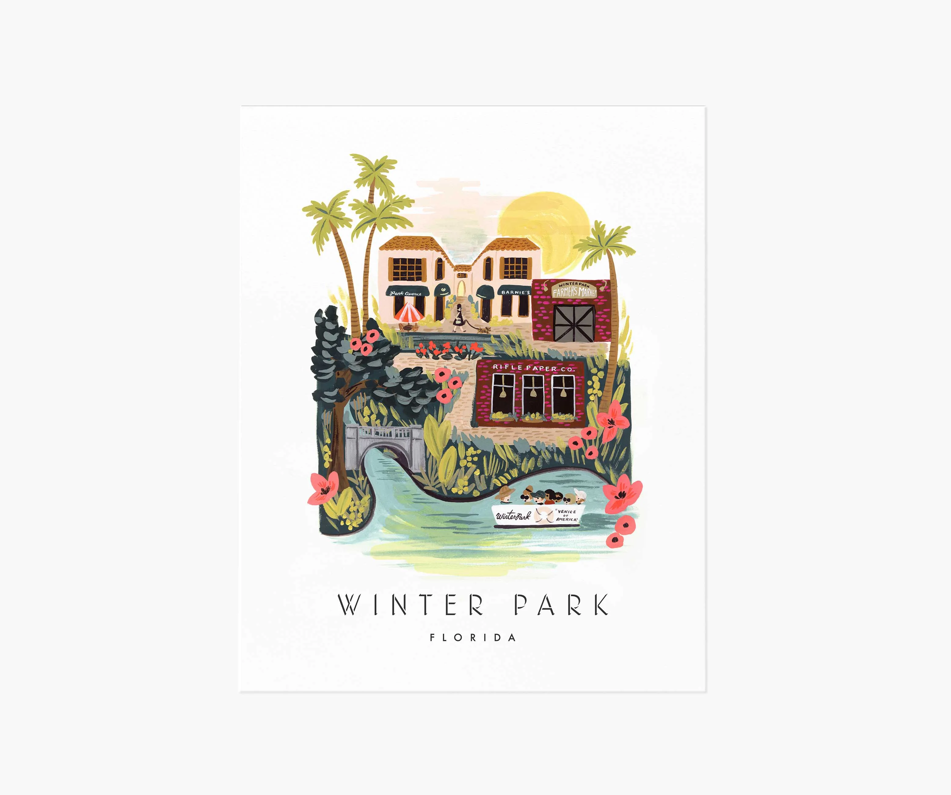 Winter Park Art Print