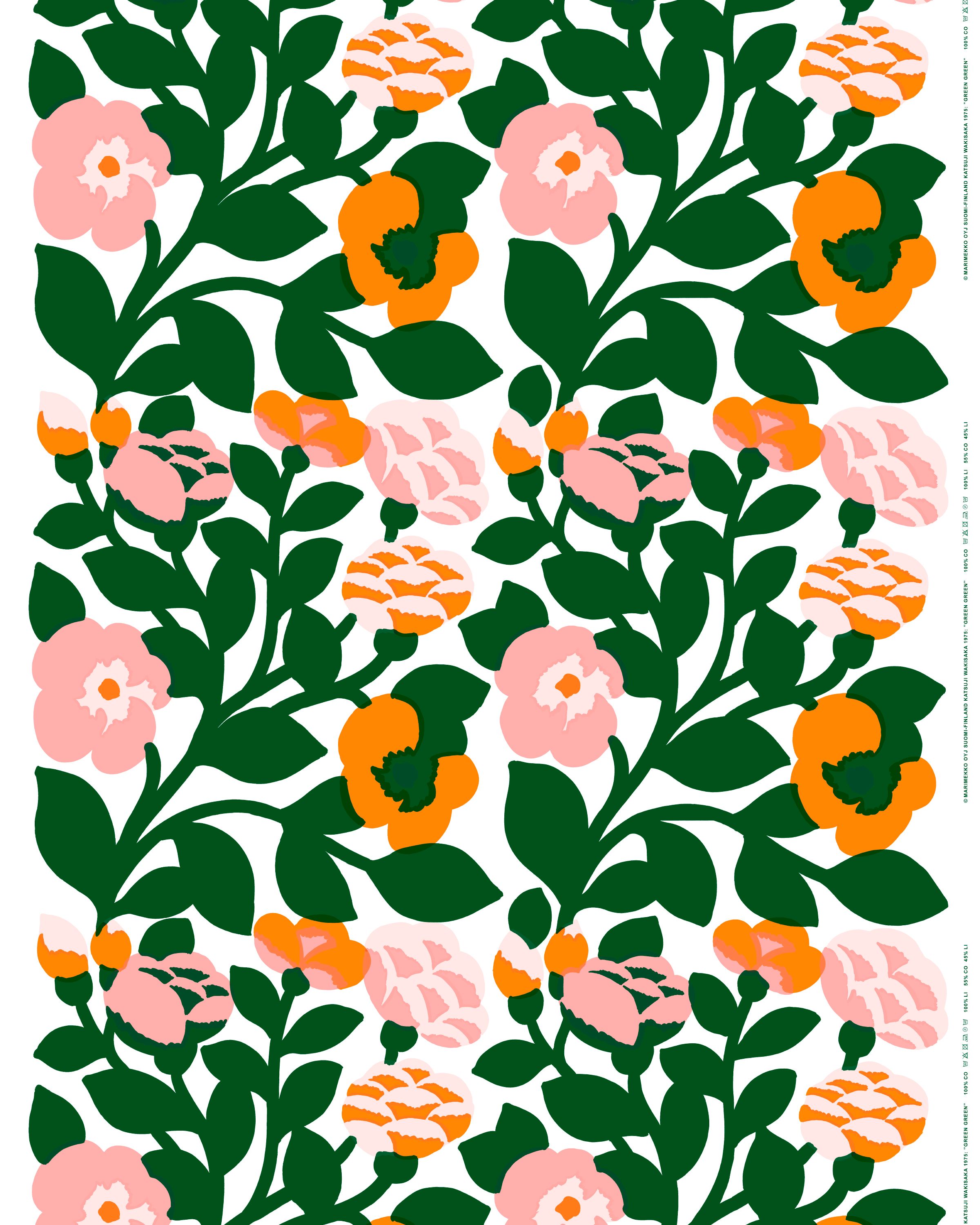 Green green Cotton fabric
