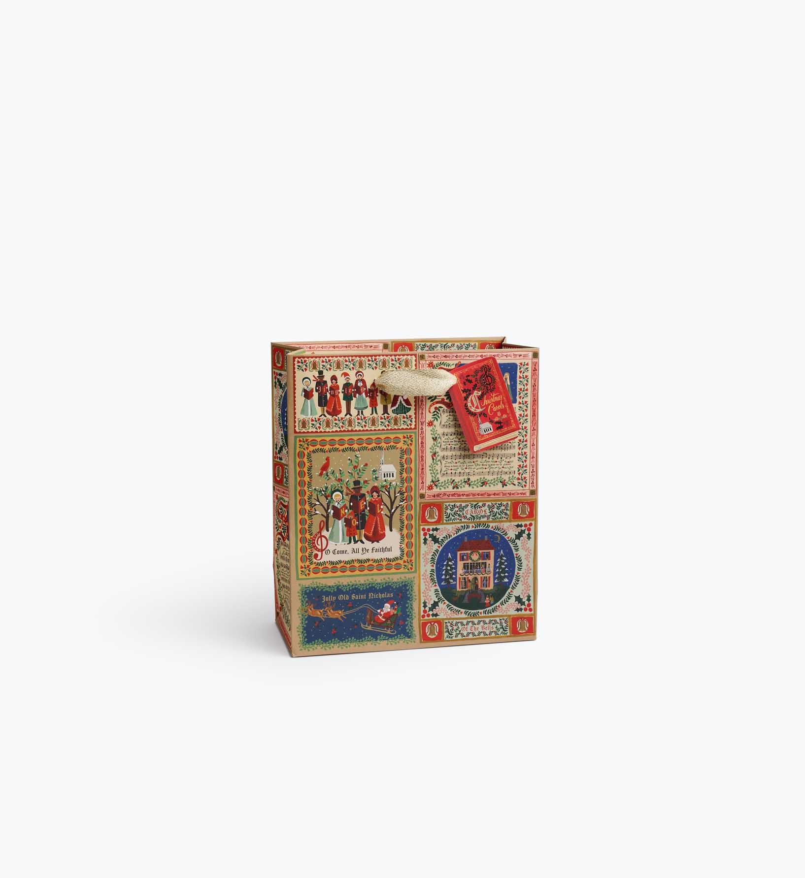 Christmas Carols Medium Gift Bag