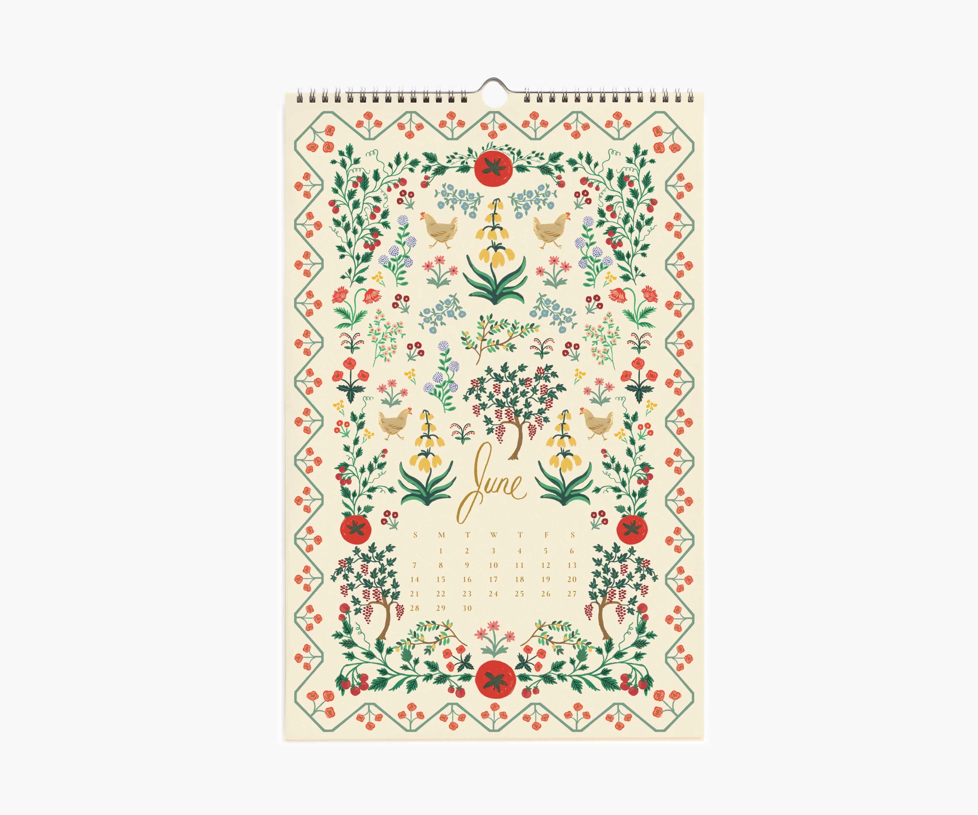 2026 Wall Calendar - Flora