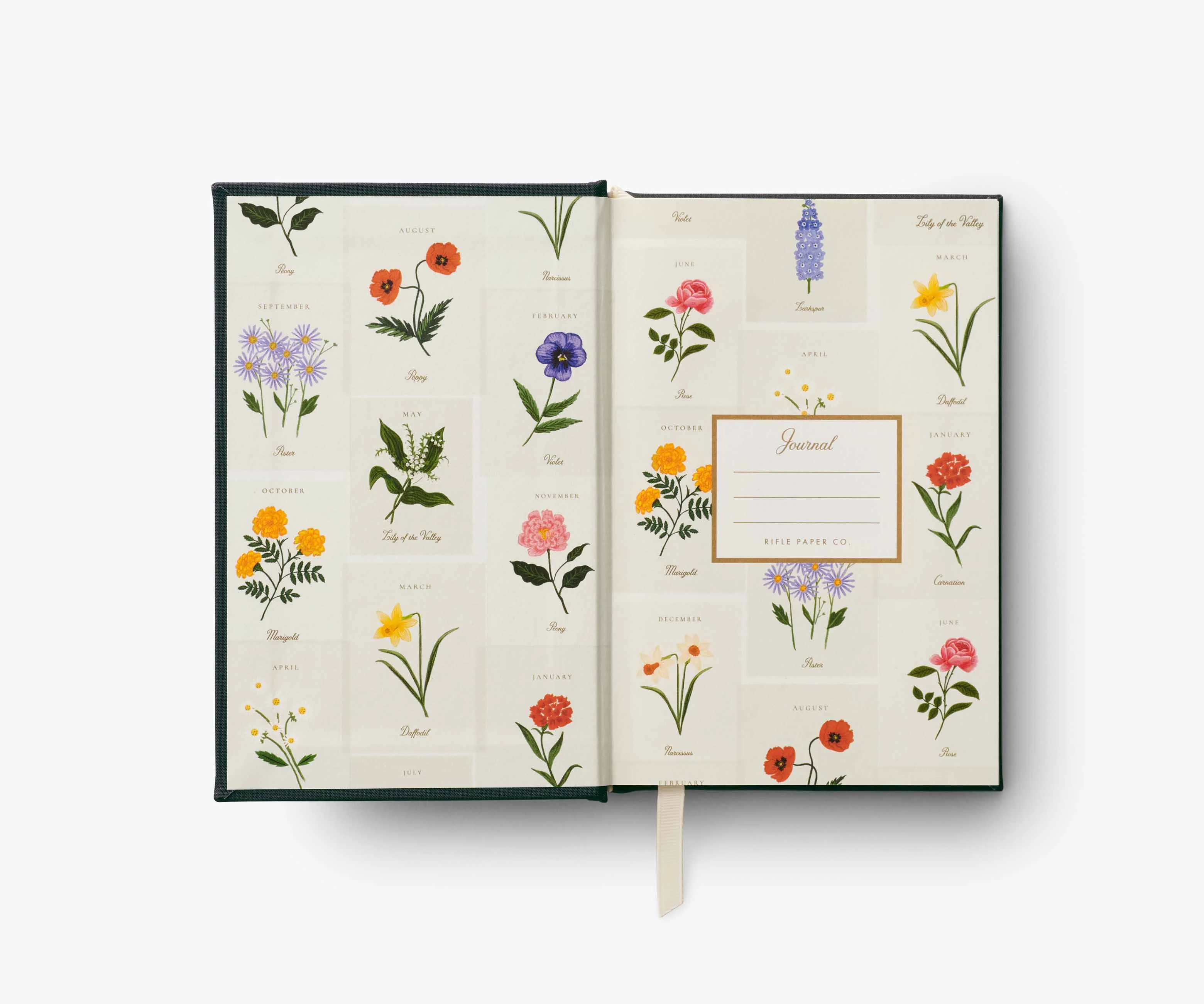 Birth Month Mini Embroidered Journal - April