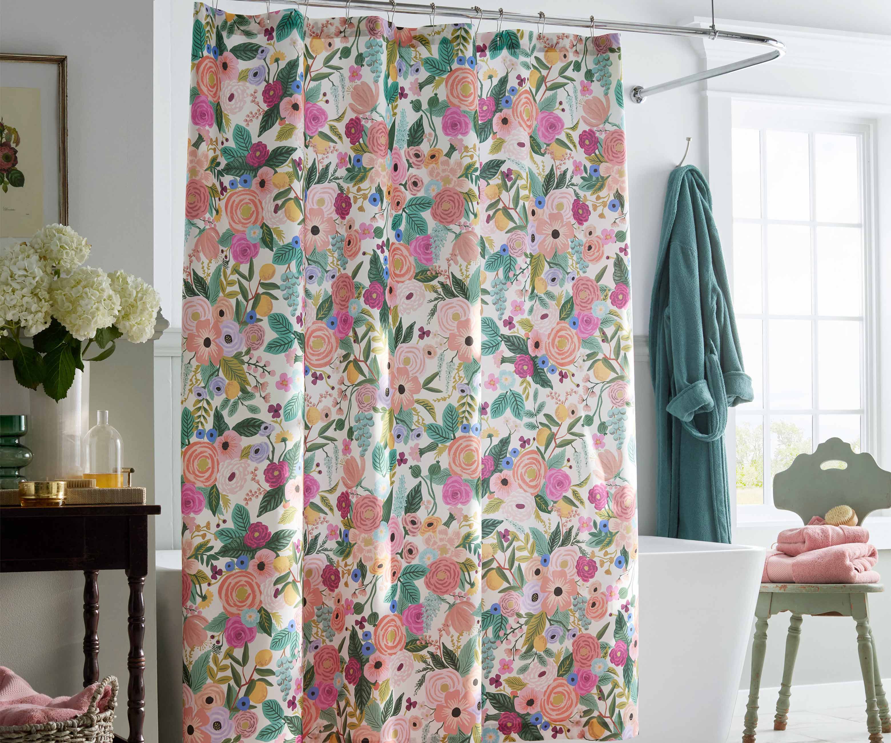 Percale Shower Curtain - Garden Party