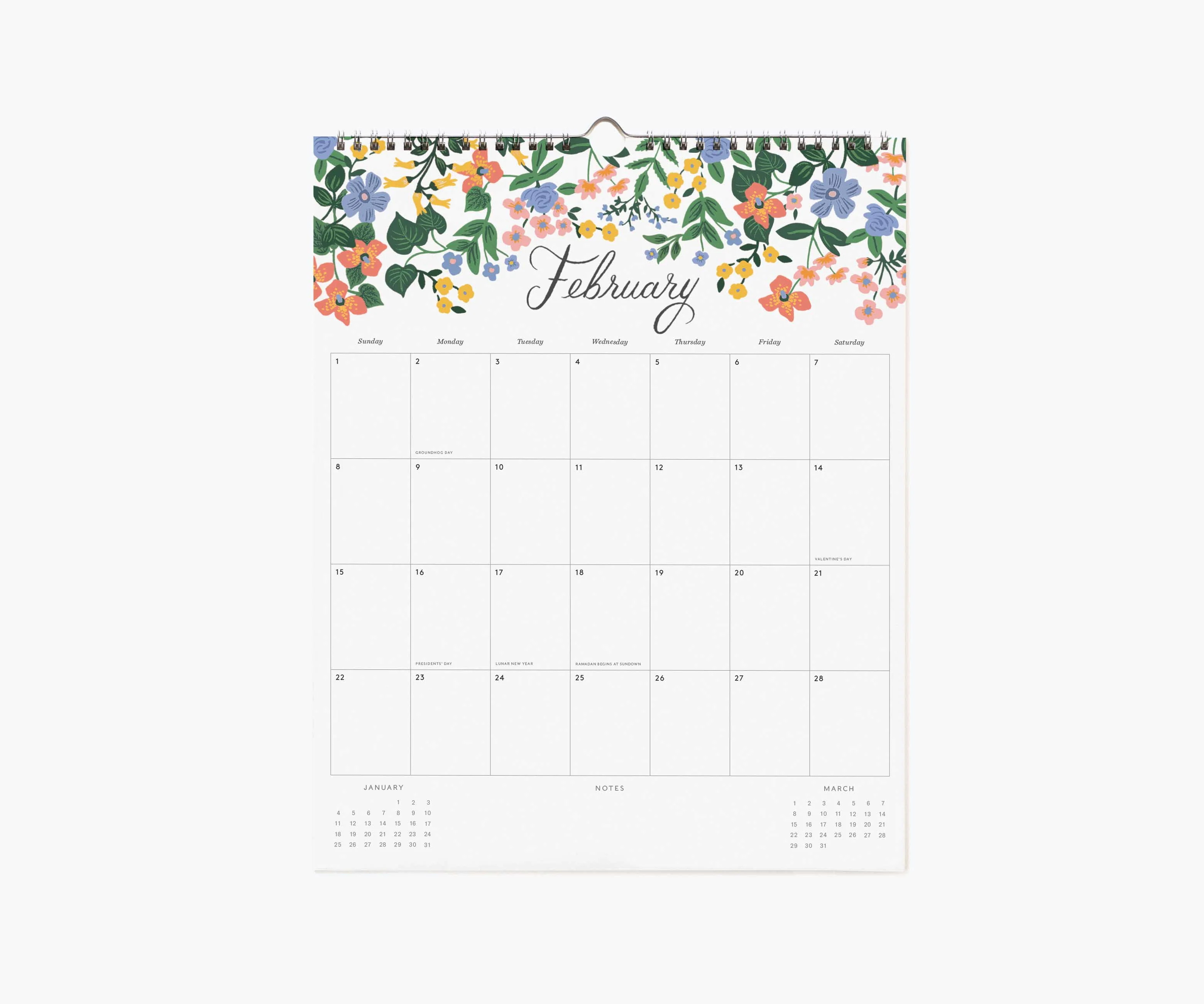 2026 Appointment Calendar - Dahlia