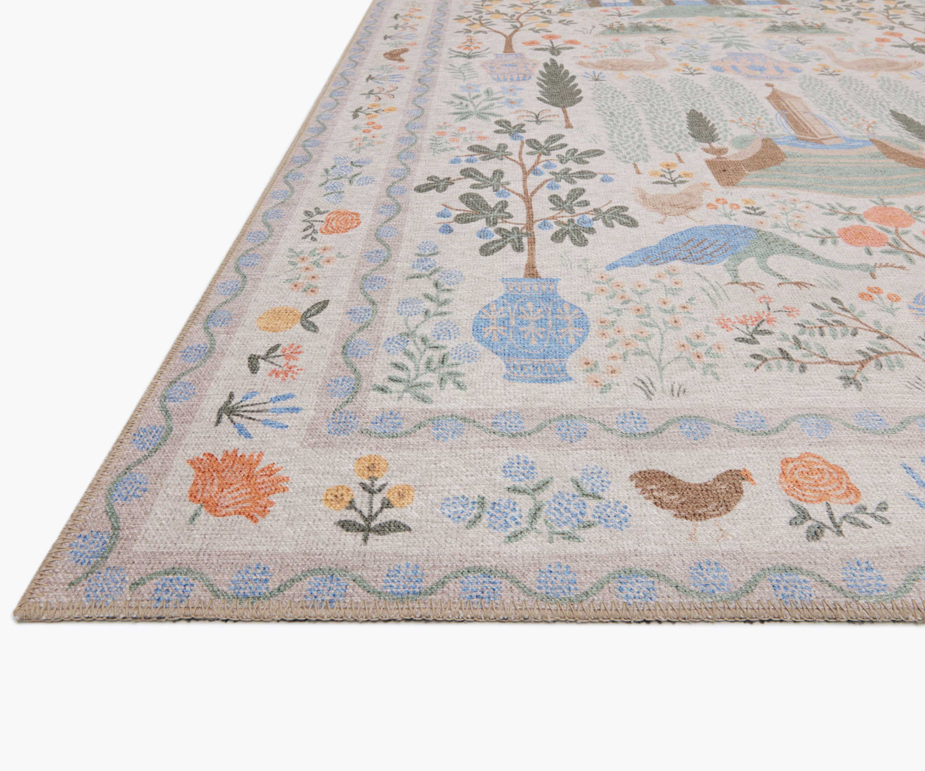 Menagerie Camont Printed Rug - Cream