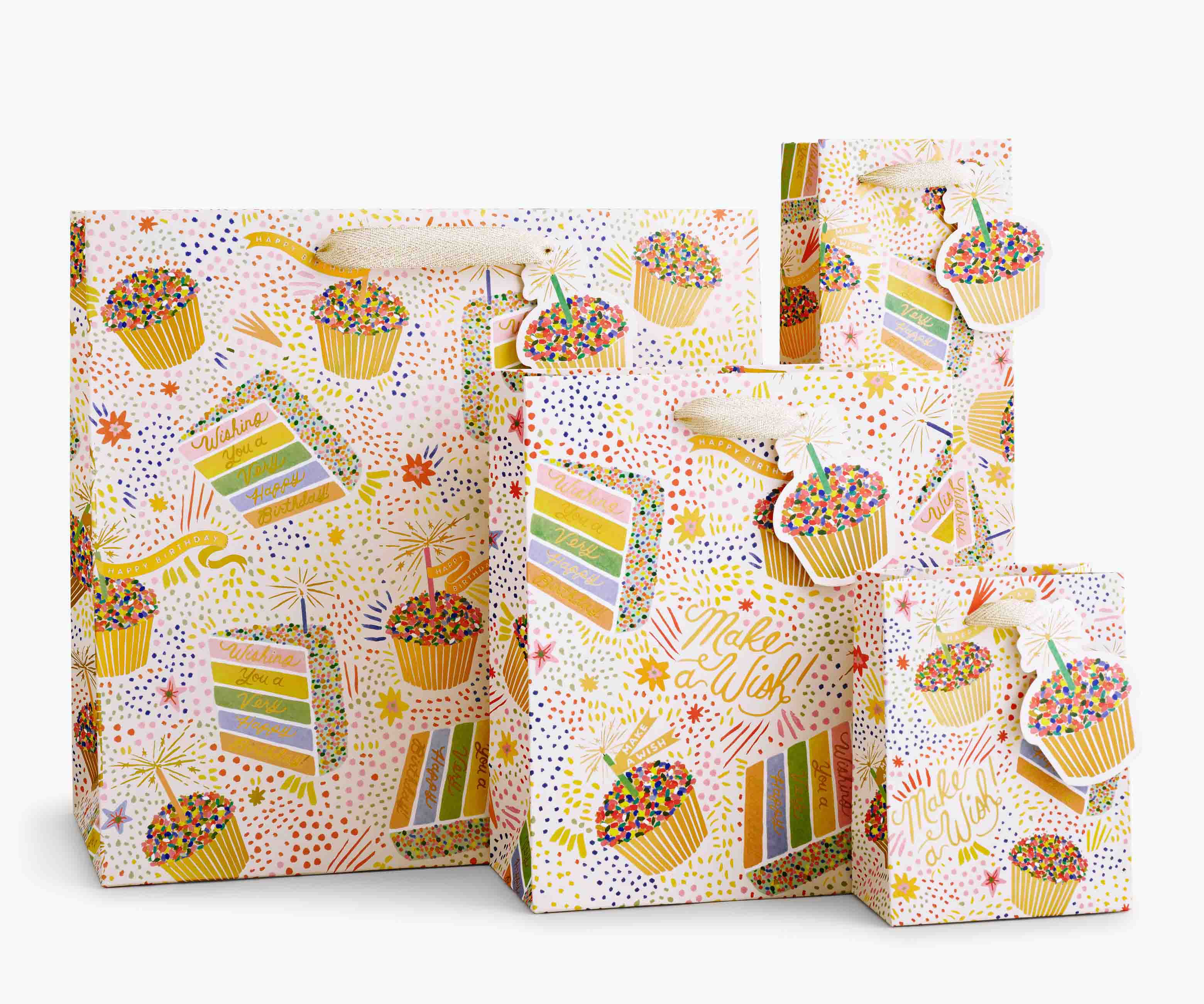 Birthday Cake Wine Gift Bag