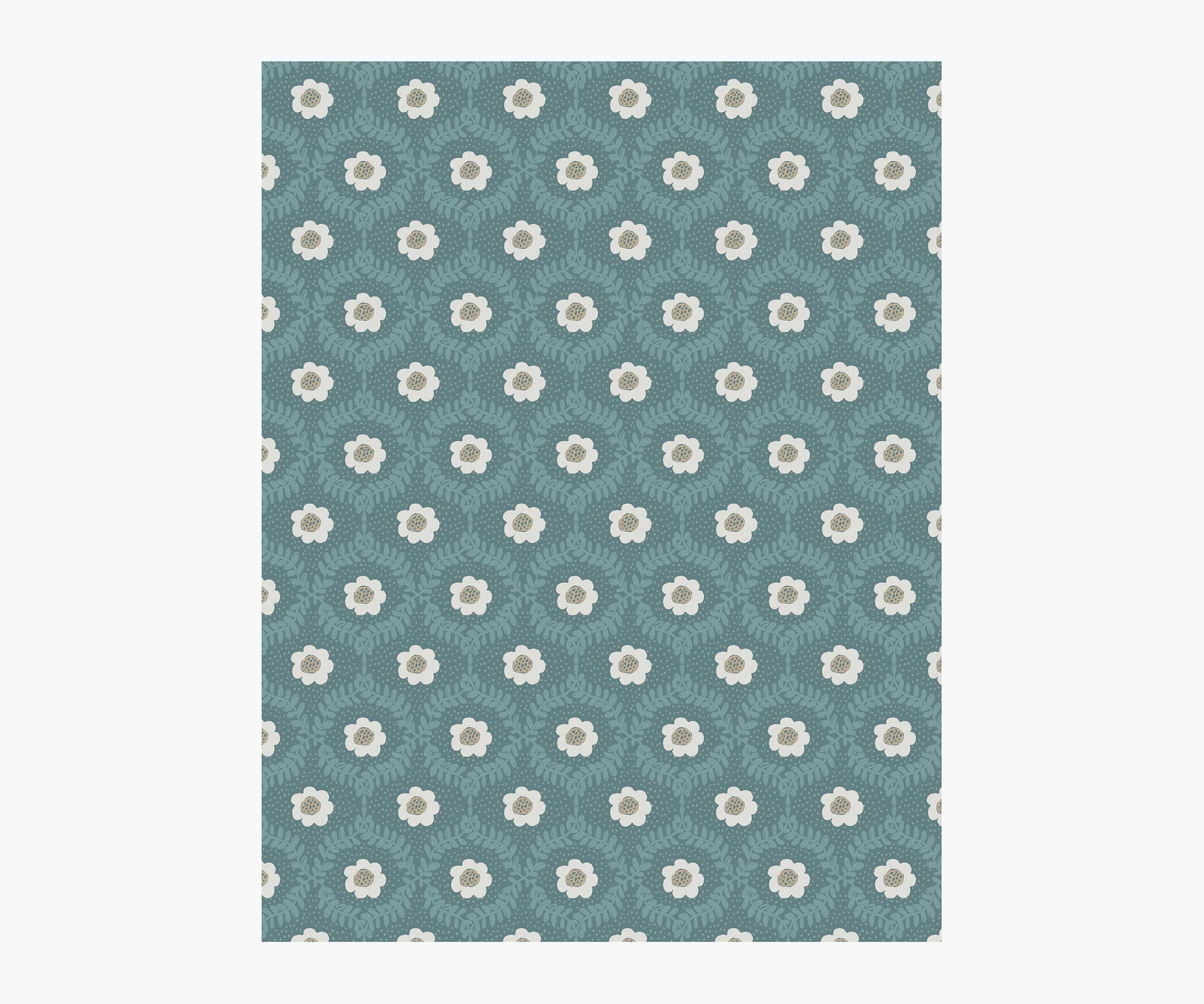 Emma Wallpaper Sample - Slate