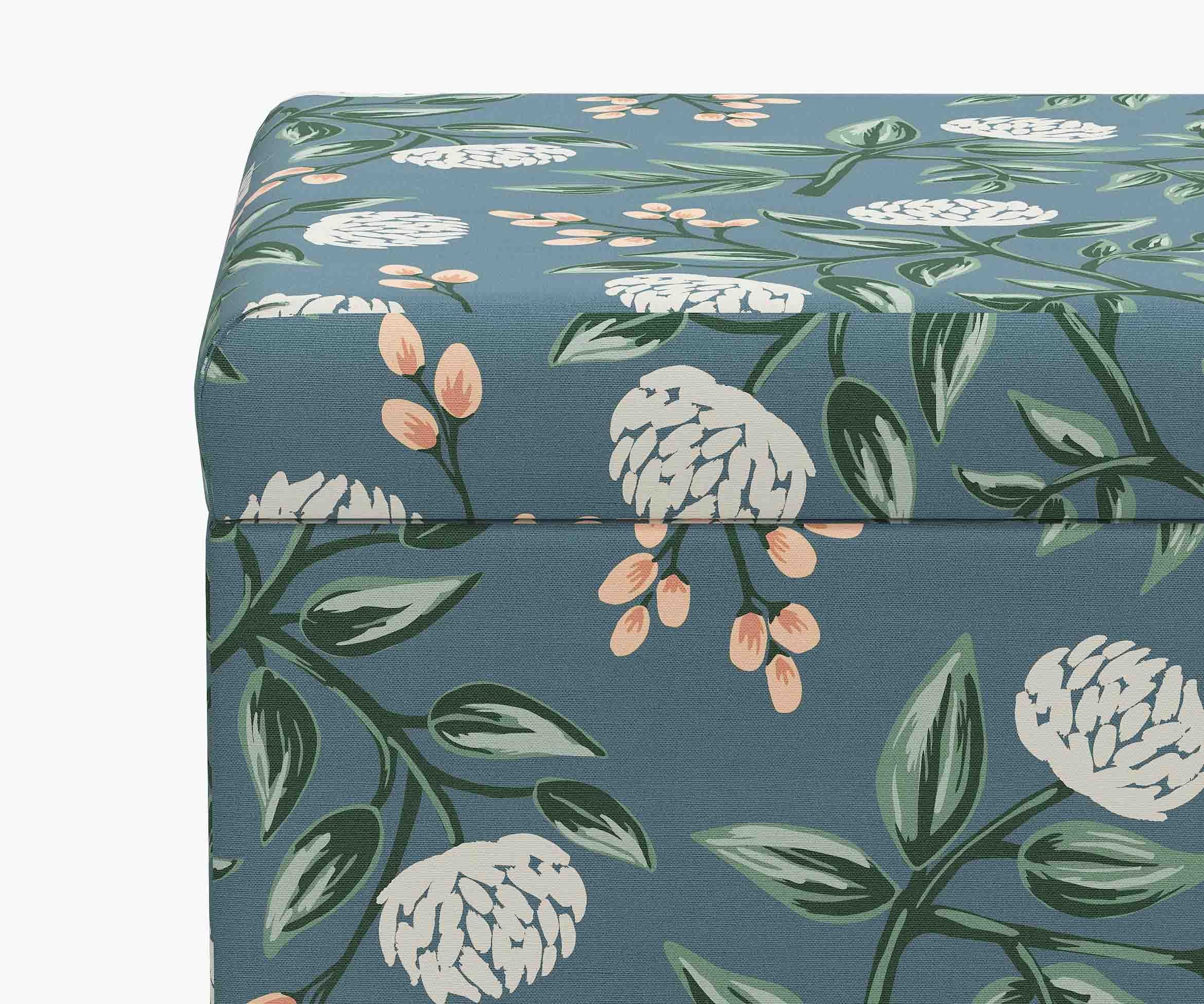 Willie Storage Bench - Peonies