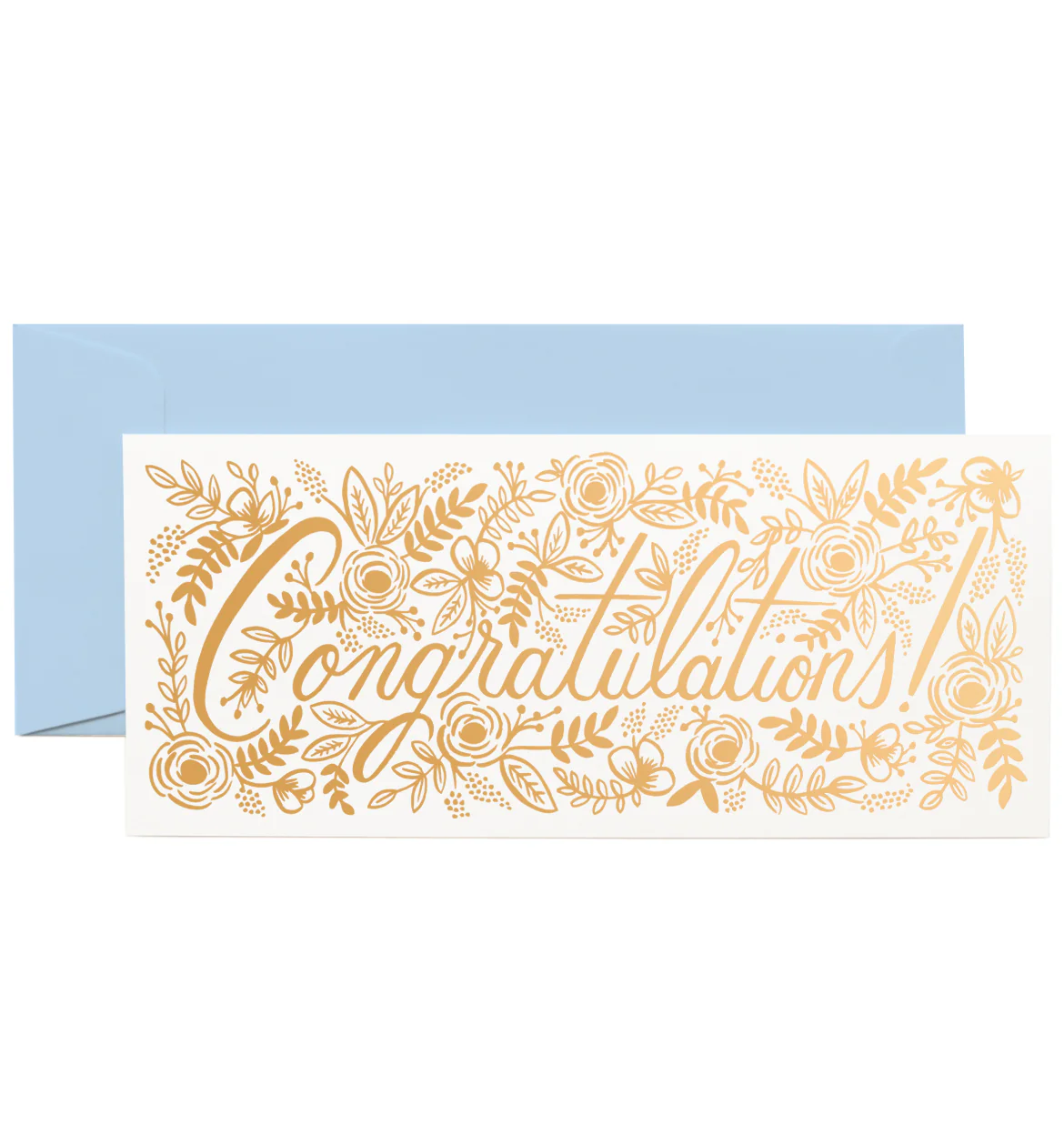 Champagne Floral Congrats