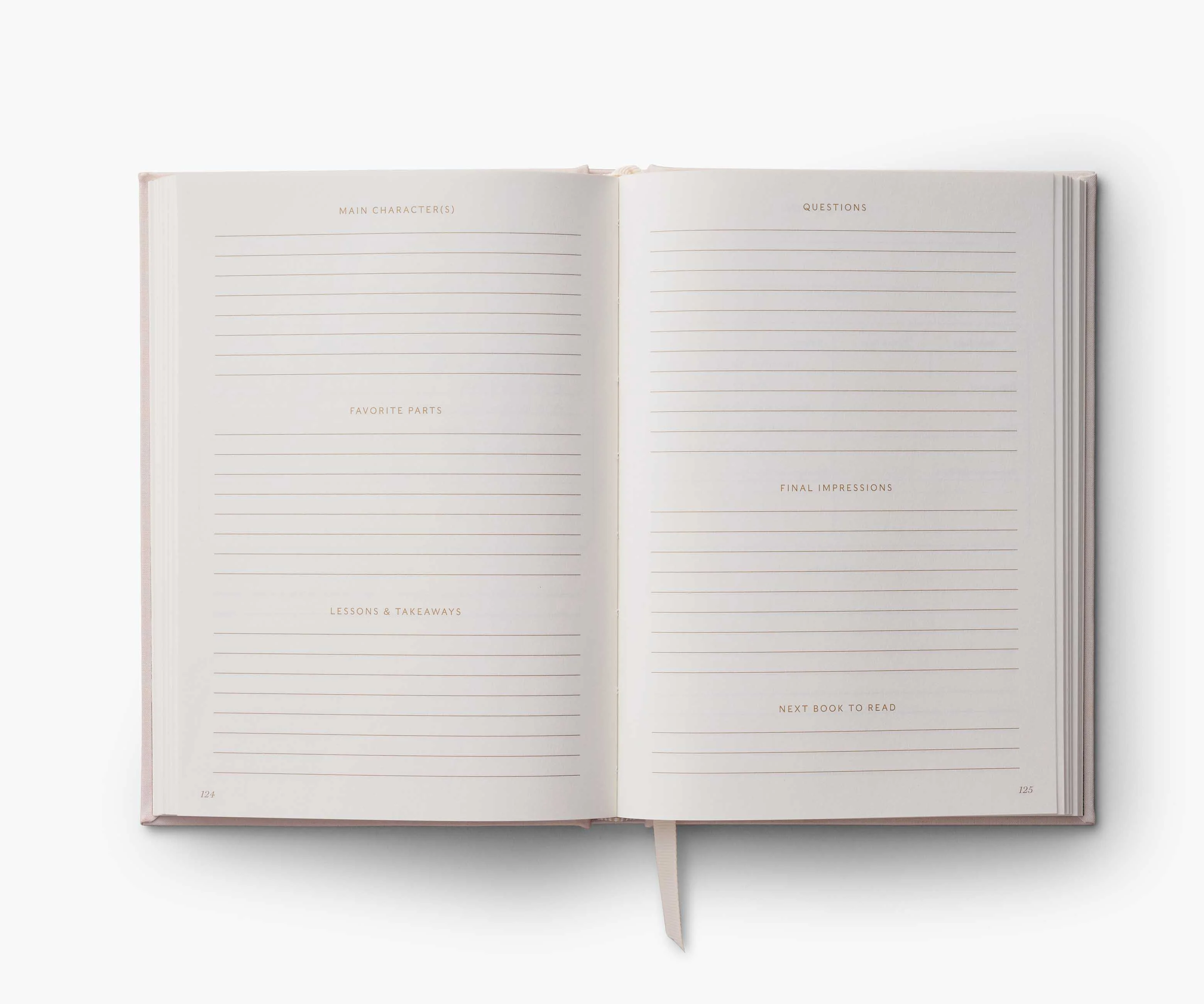 Embroidered Book Journal - Book Club