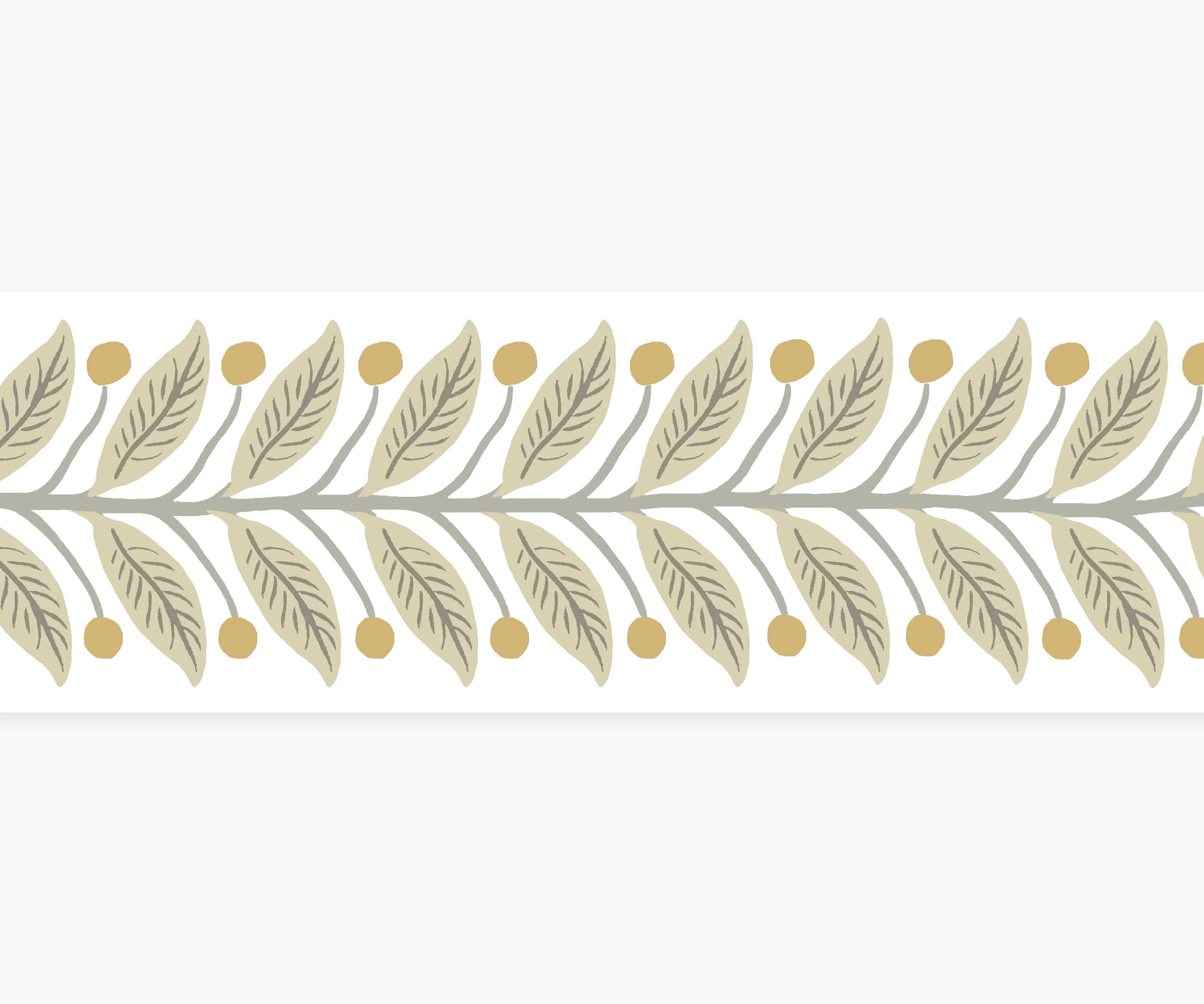 Garden Trim Wallpaper - Linen