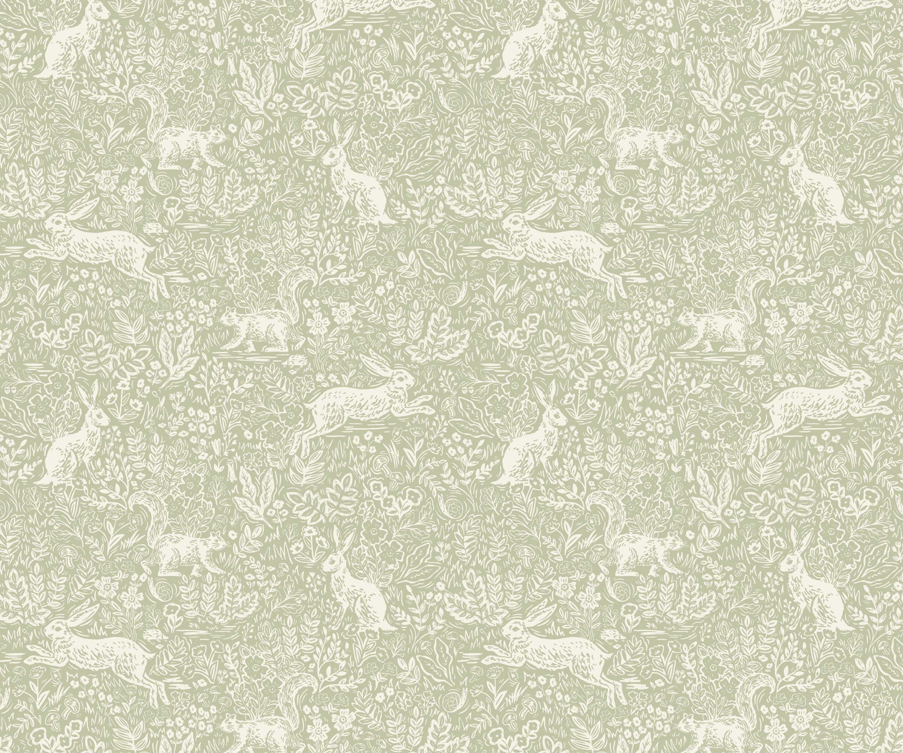 Fable Peel & Stick Wallpaper - Mint