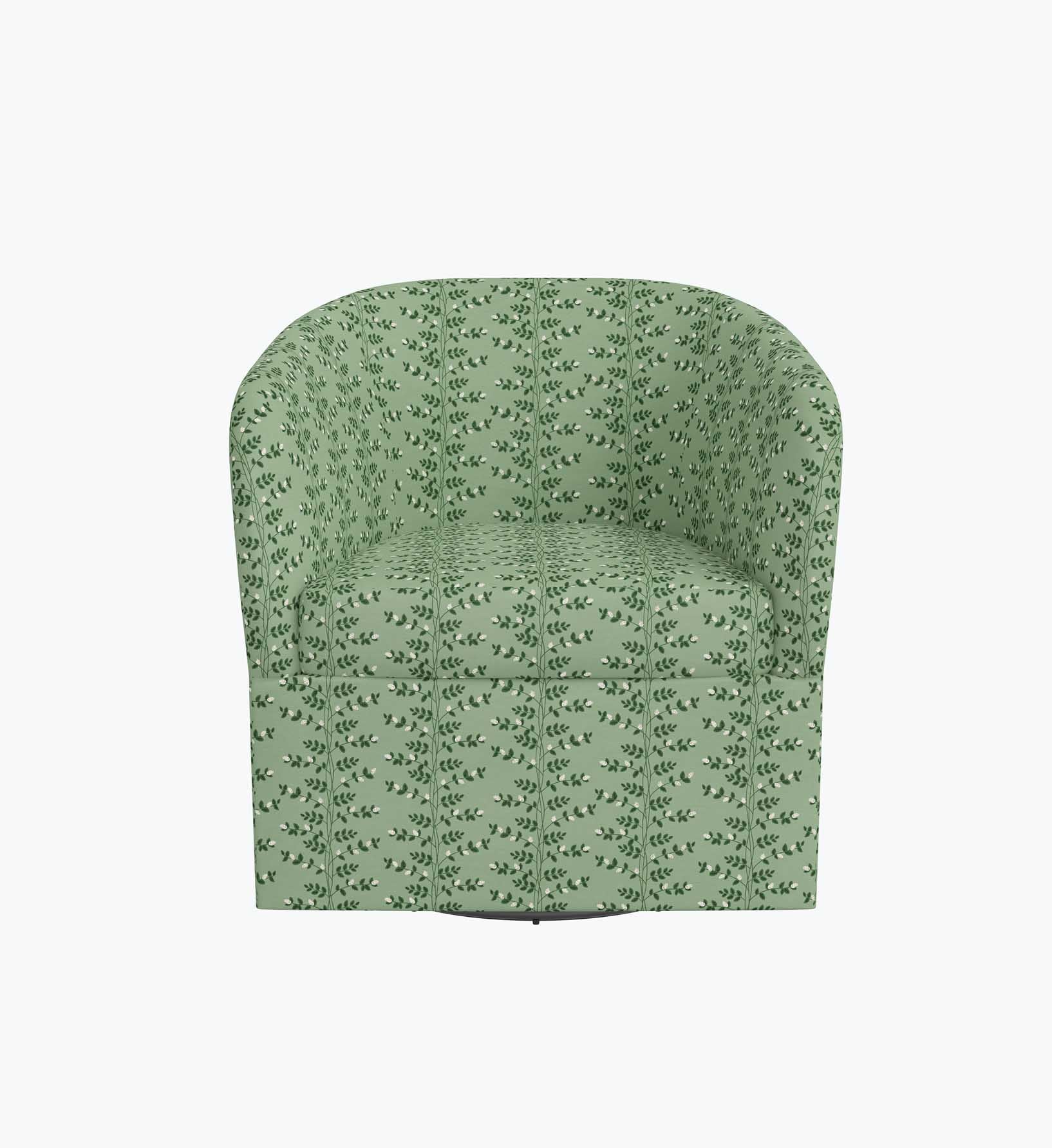 Pembroke Swivel Chair - Climbing Vines