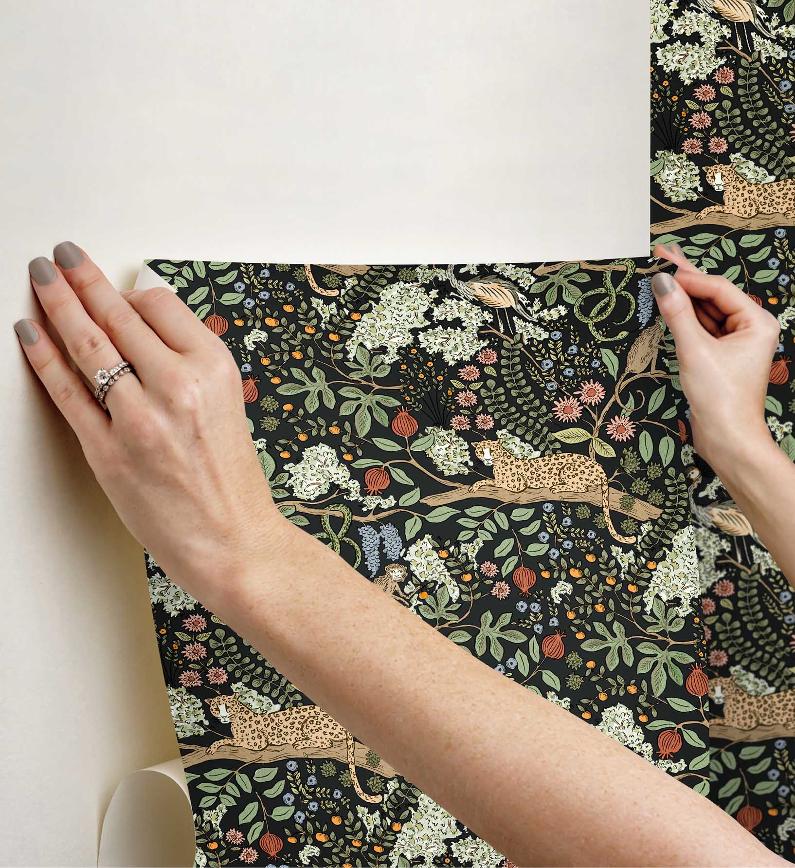 Safari Peel & Stick Wallpaper - Black