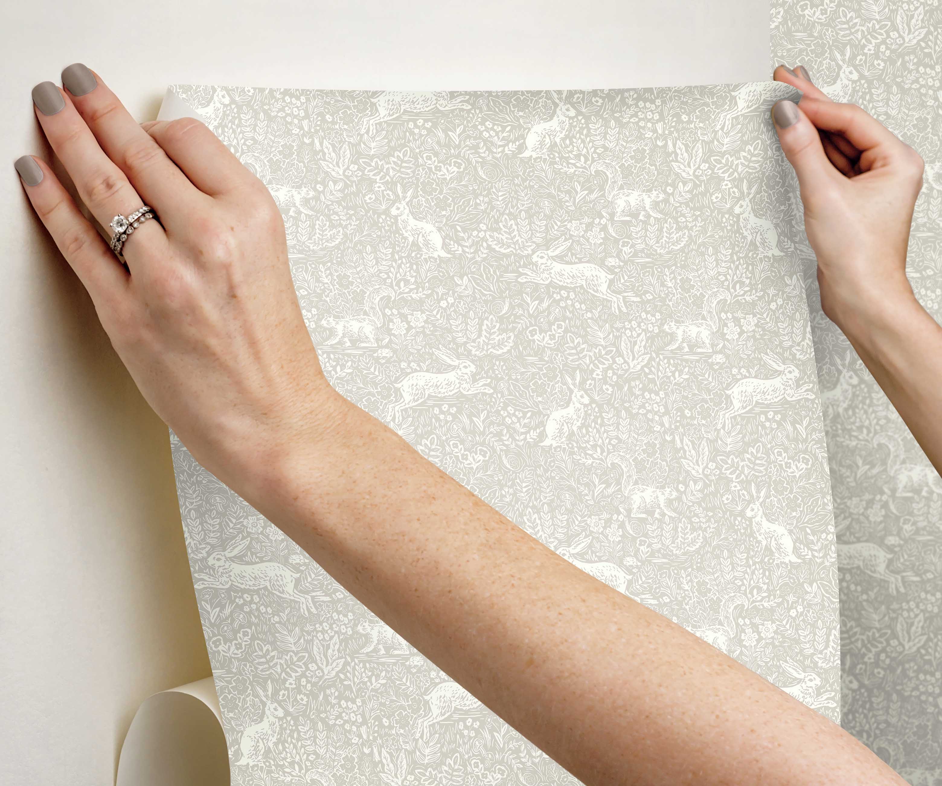 Fable Peel & Stick Wallpaper - Linen