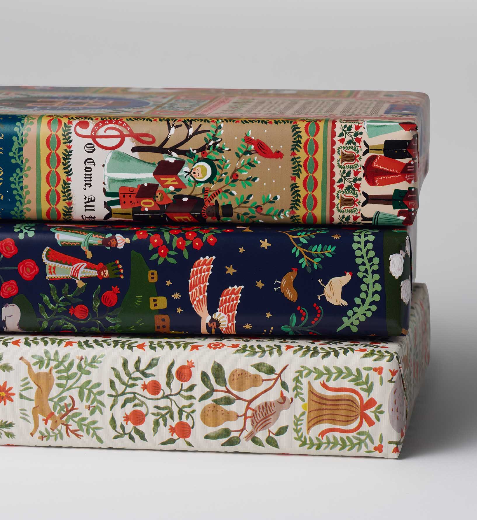 Silent Night Set of 3 Wrapping Rolls