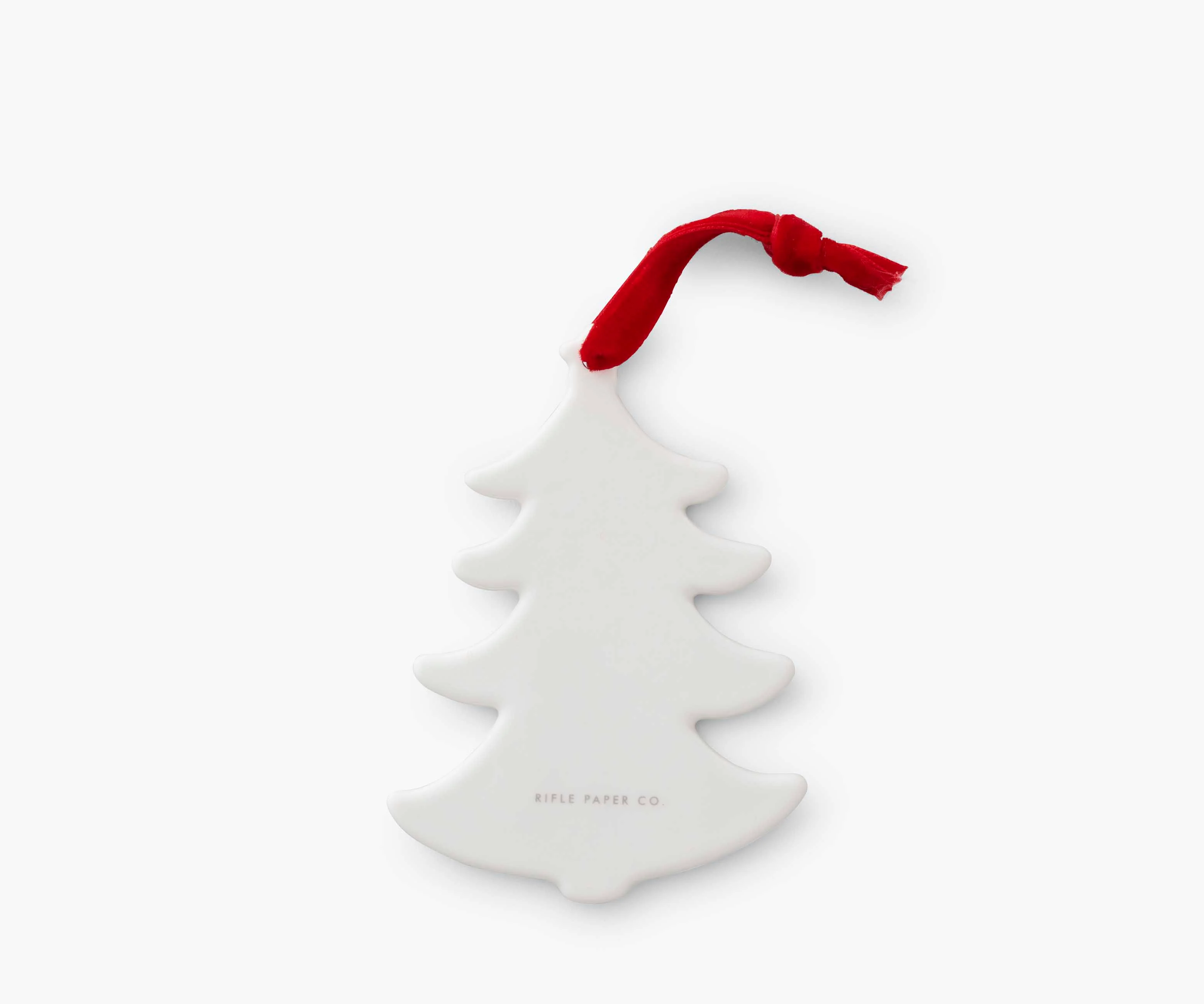 Porcelain Ornament - Holiday Tree