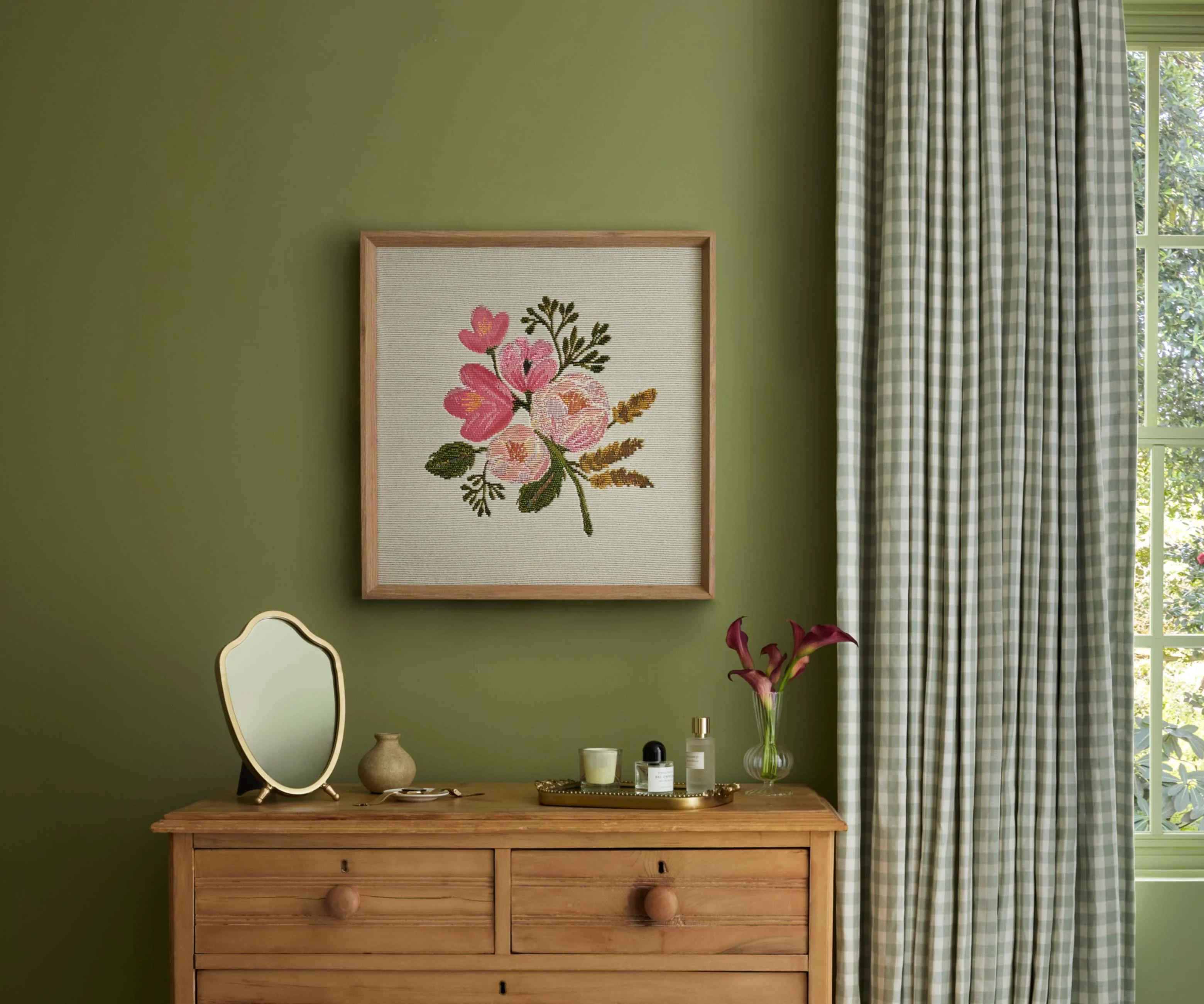 Framed Wall Art - Rose Botanical