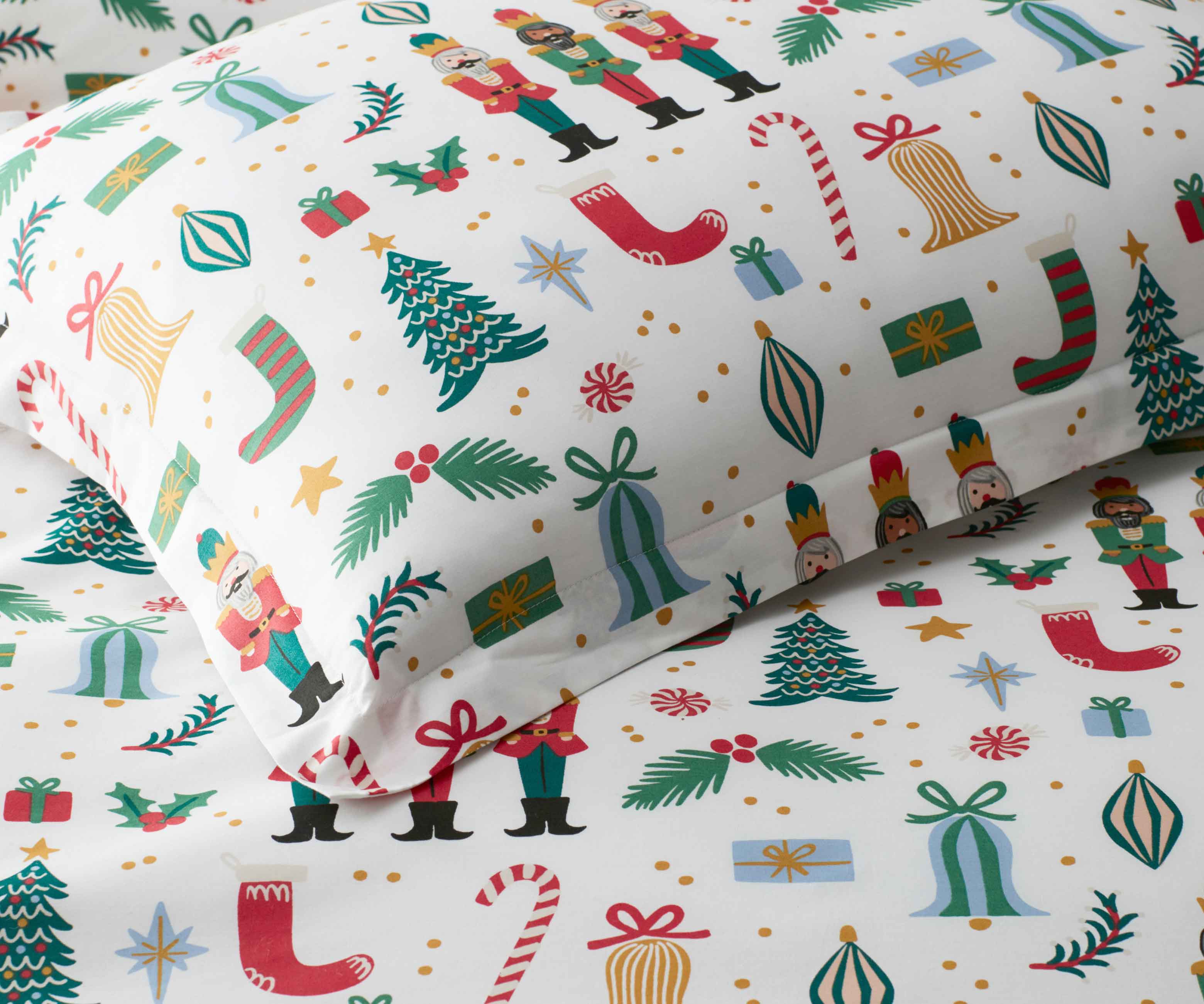 Percale Sham - Nutcracker