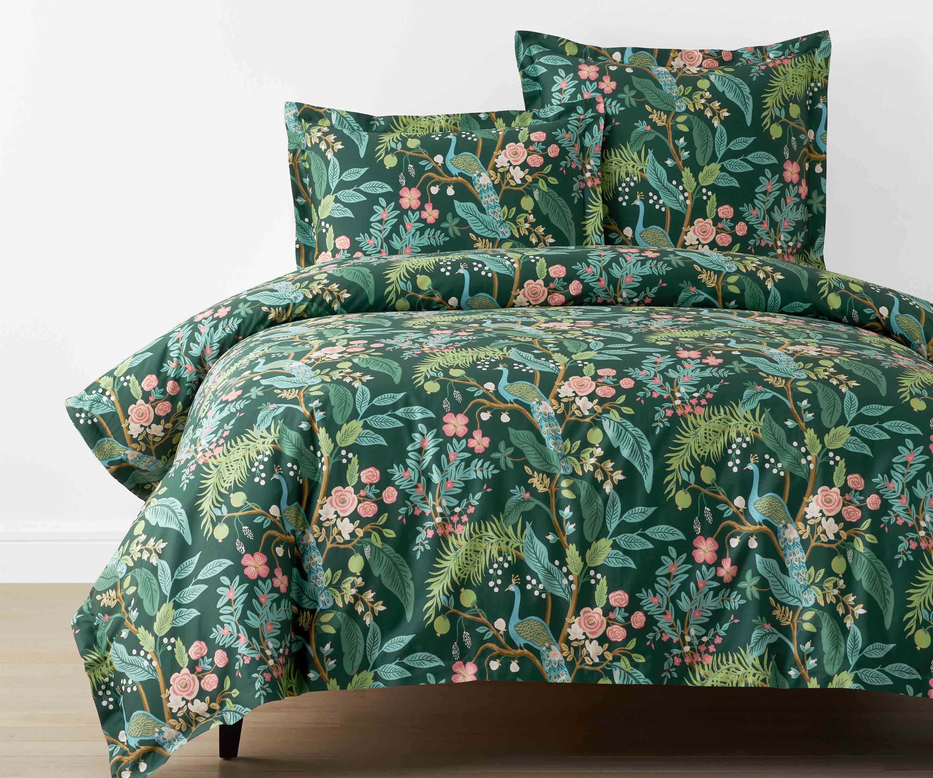 Sateen Duvet Cover - Peacock Emerald