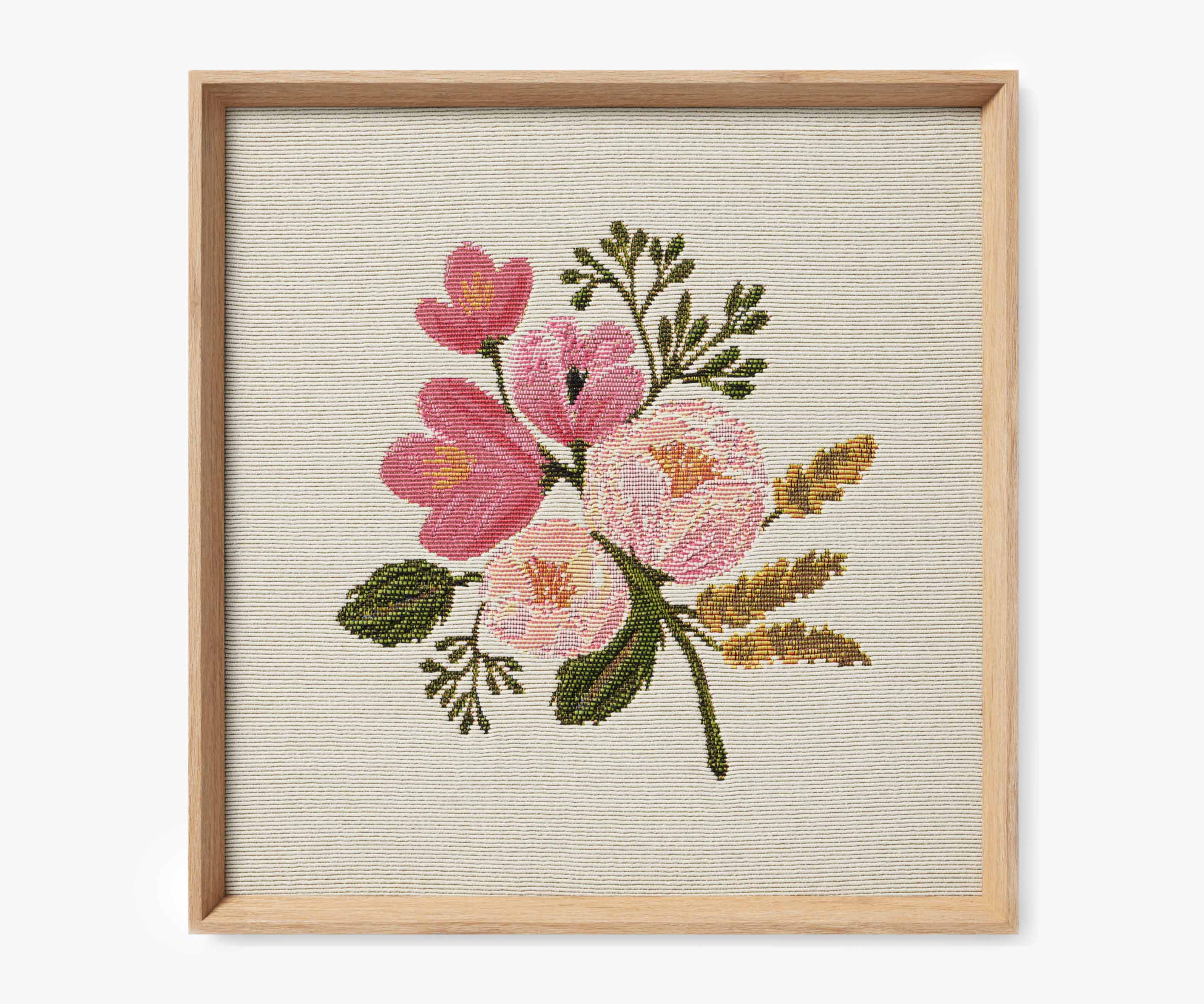 Framed Wall Art - Rose Botanical