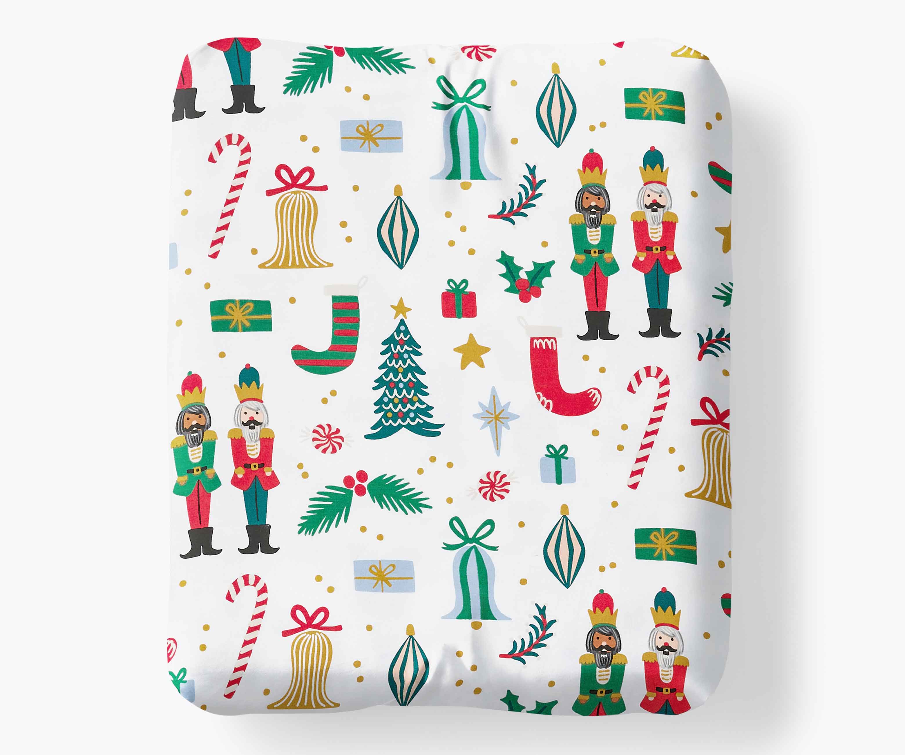 Percale Fitted Sheet - Nutcracker