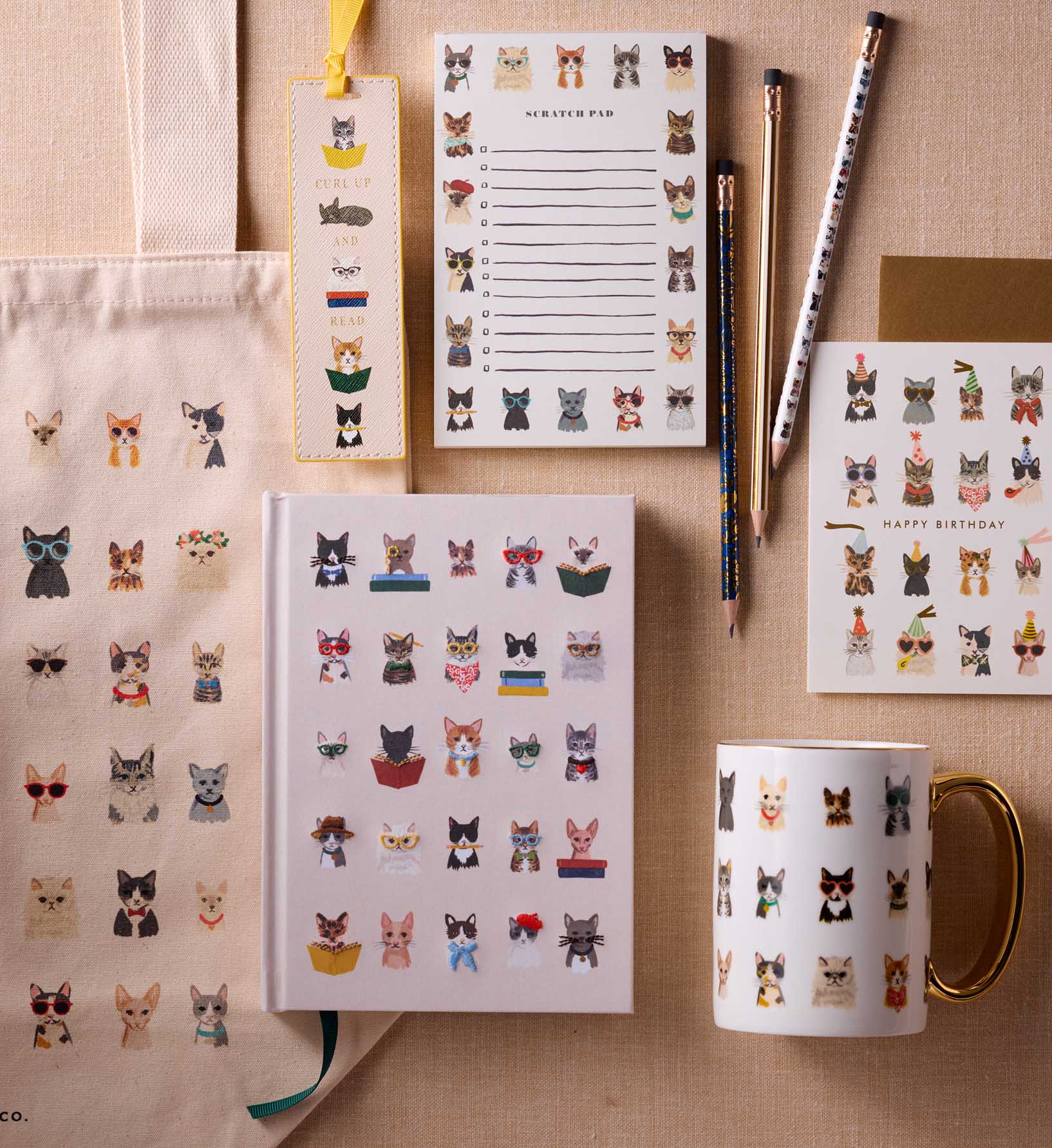 Bookmark - Studious Cats