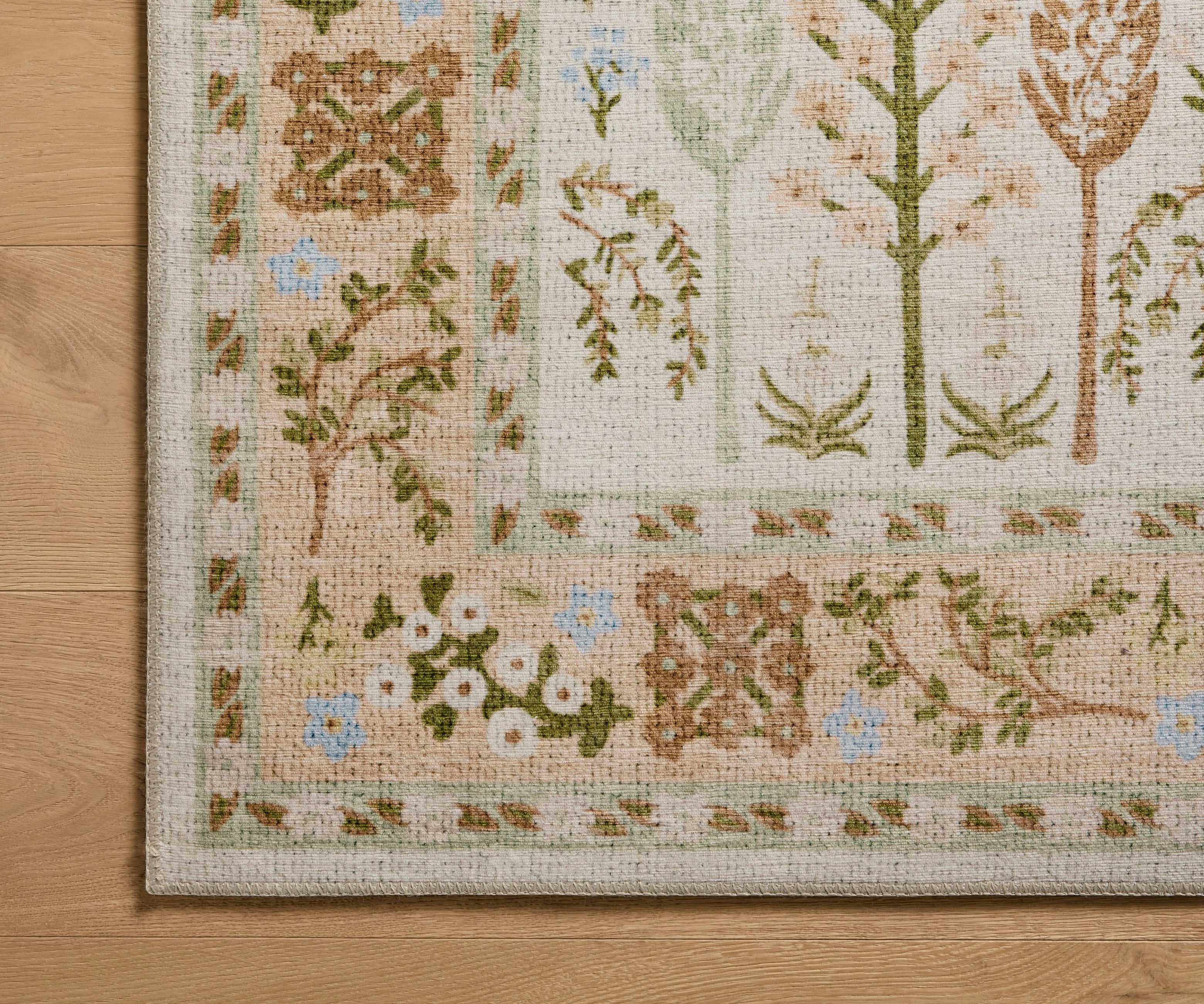 Canopy Bough Printed Rug - Cream