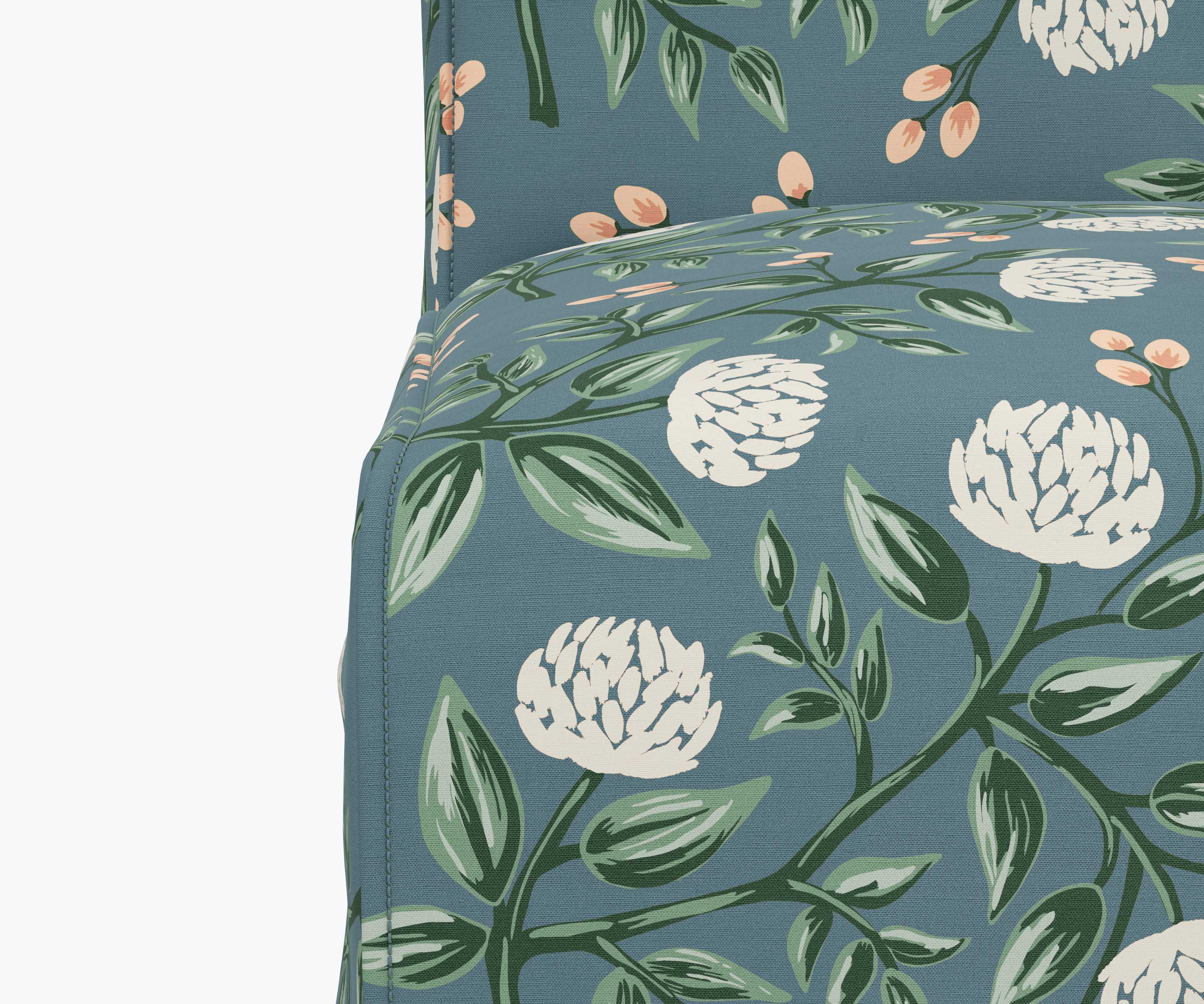 Frances Slipcover Dining Chair - Peonies