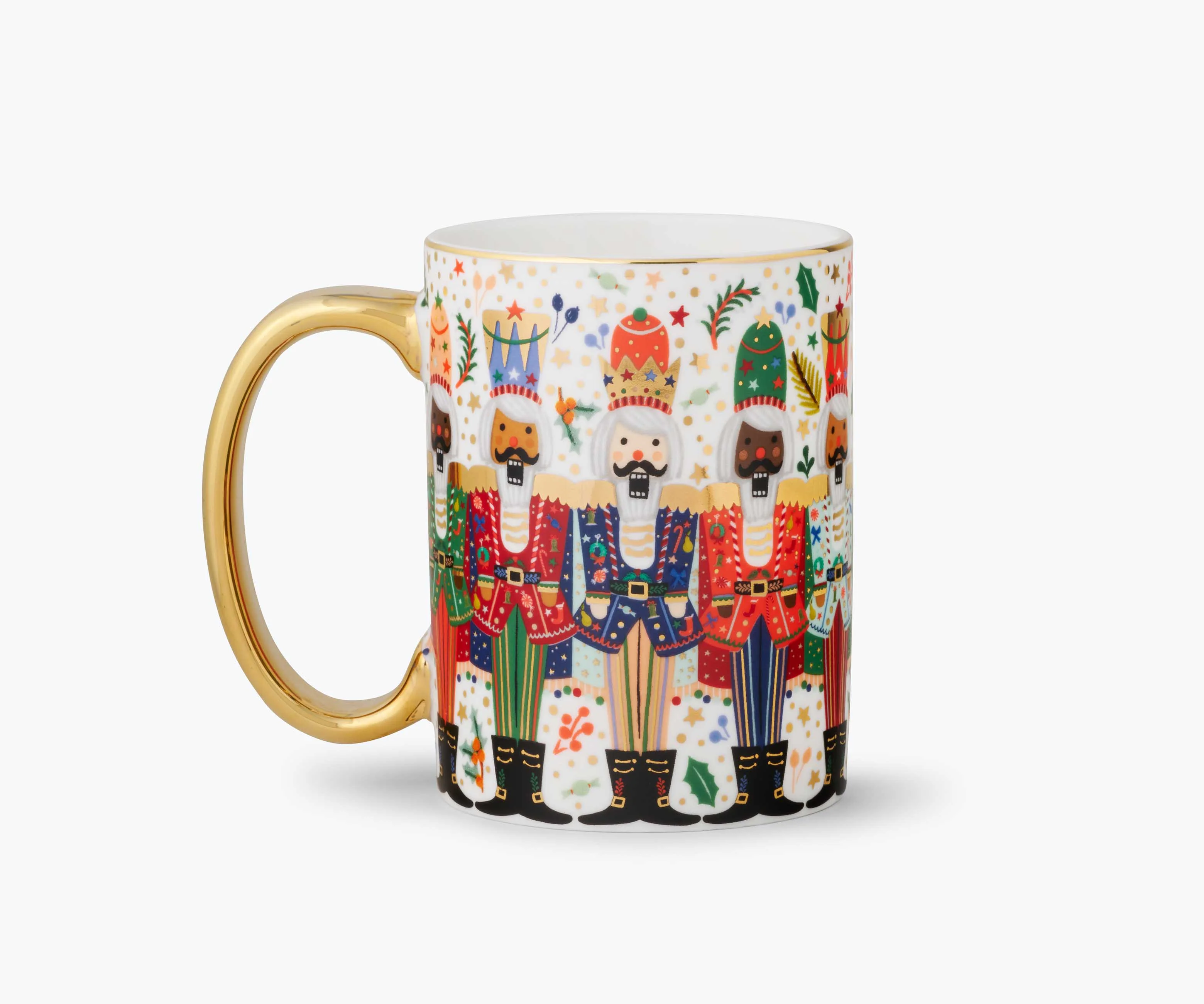 Holiday Porcelain Mug - Nutcracker Brigade