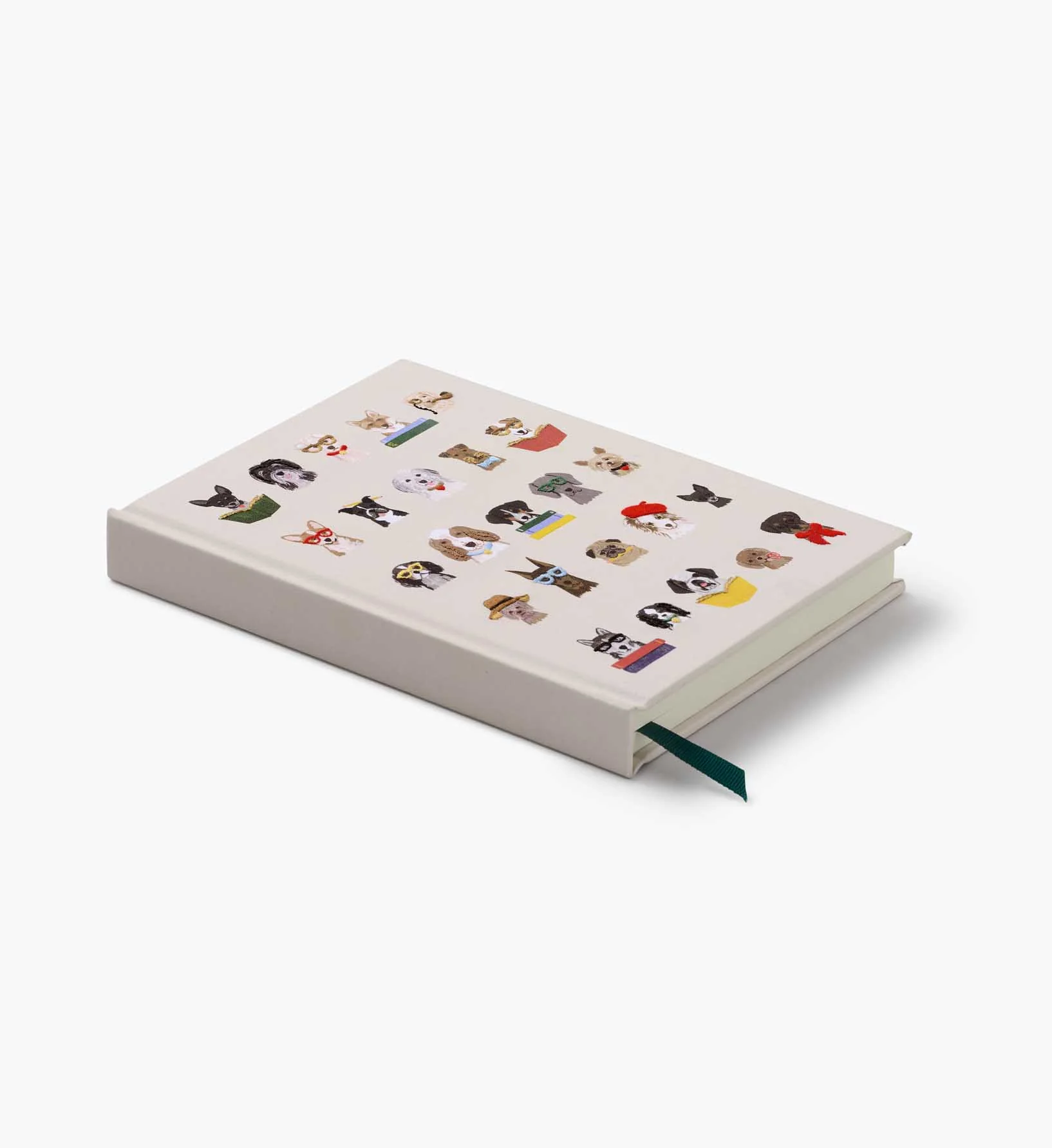 Embroidered Journal - Studious Dogs
