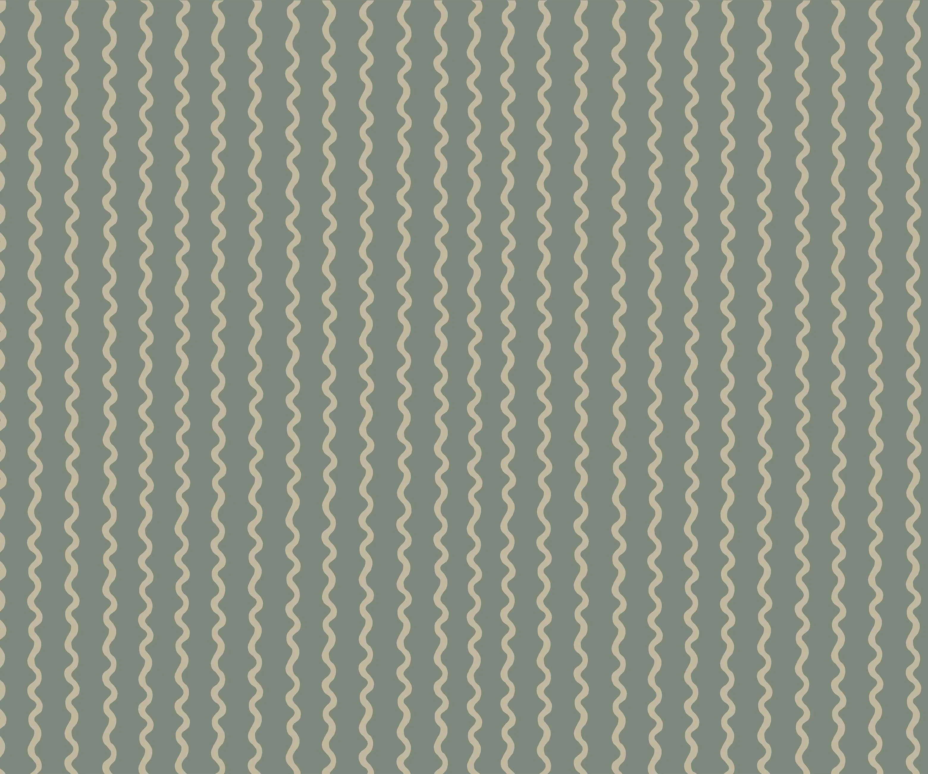 Rickrack Wallpaper - Moss