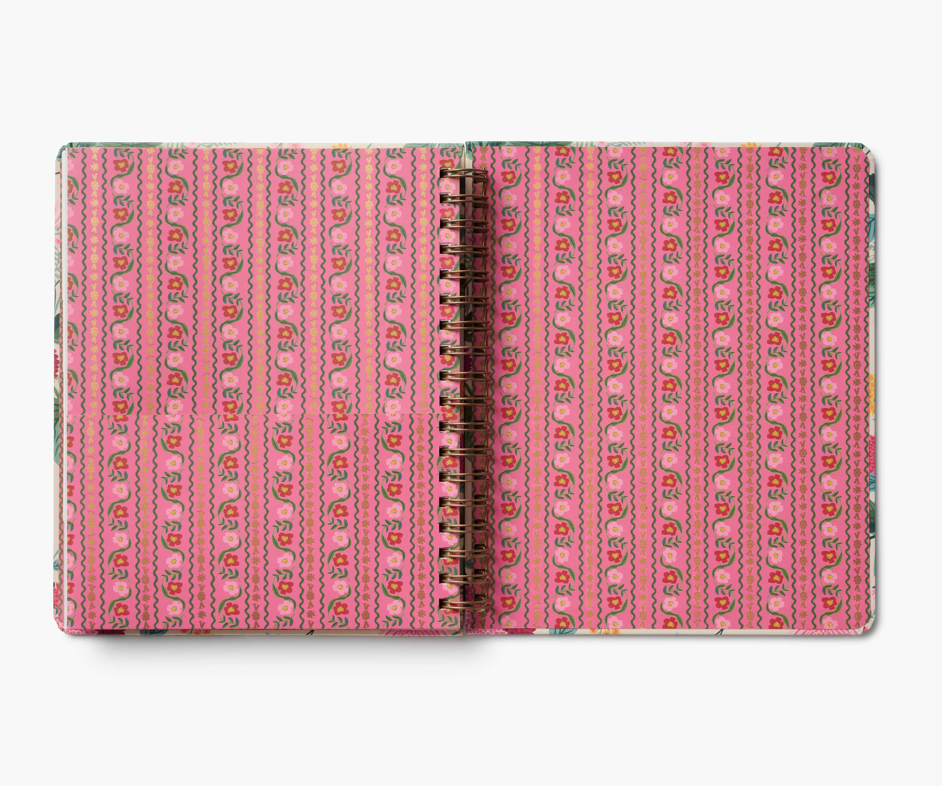 2025-2026 17-Month Academic Hardcover Spiral Planner - Dahlia