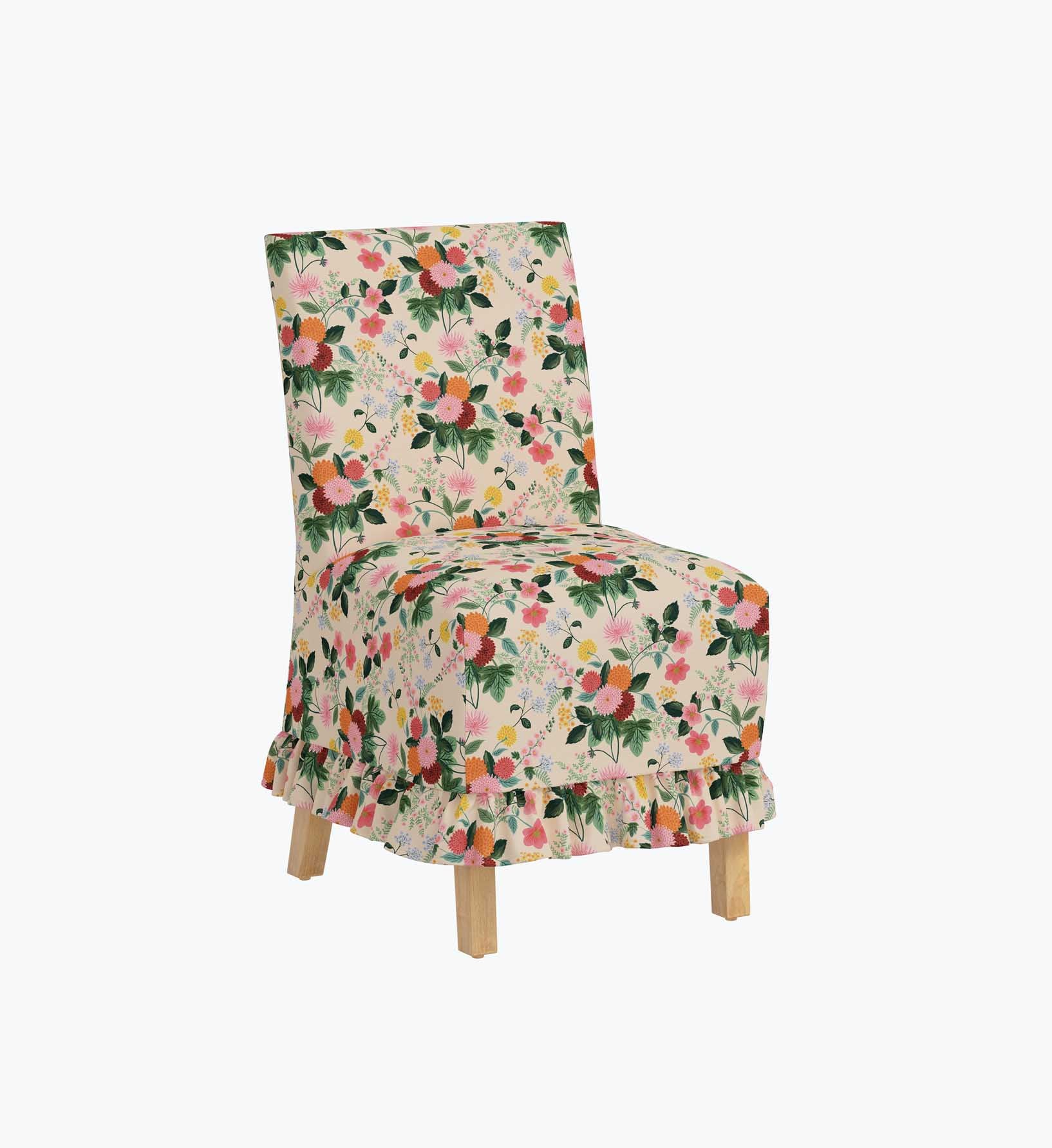 Louise Slipcover Dining Chair - Dahlia