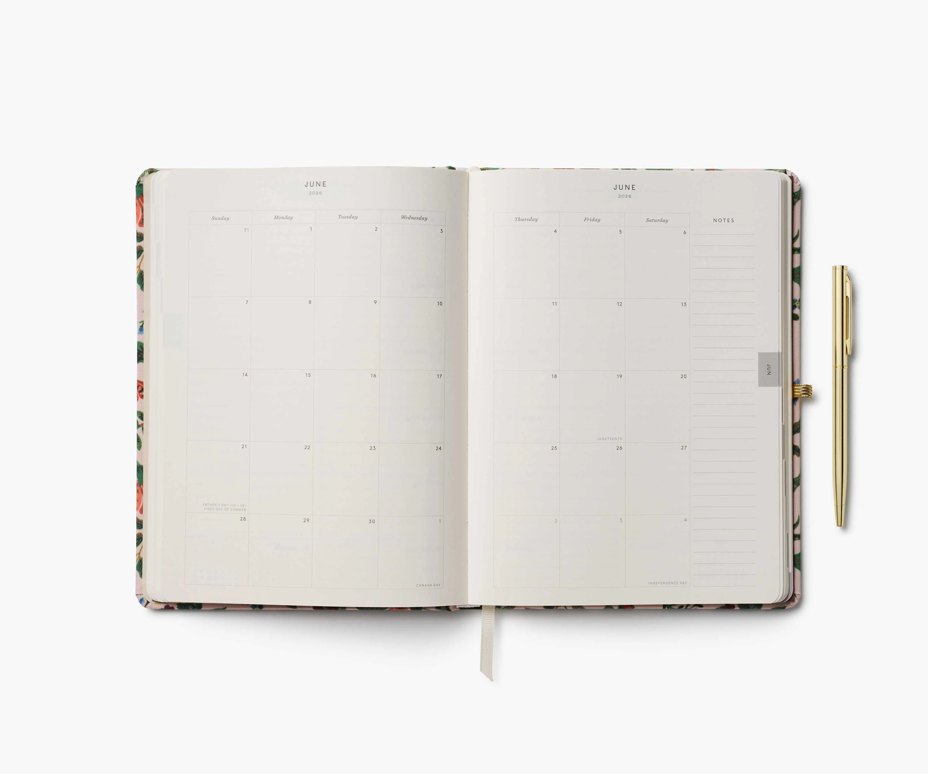 2026 12-Month Hardcover Planner with Pen - Gracie