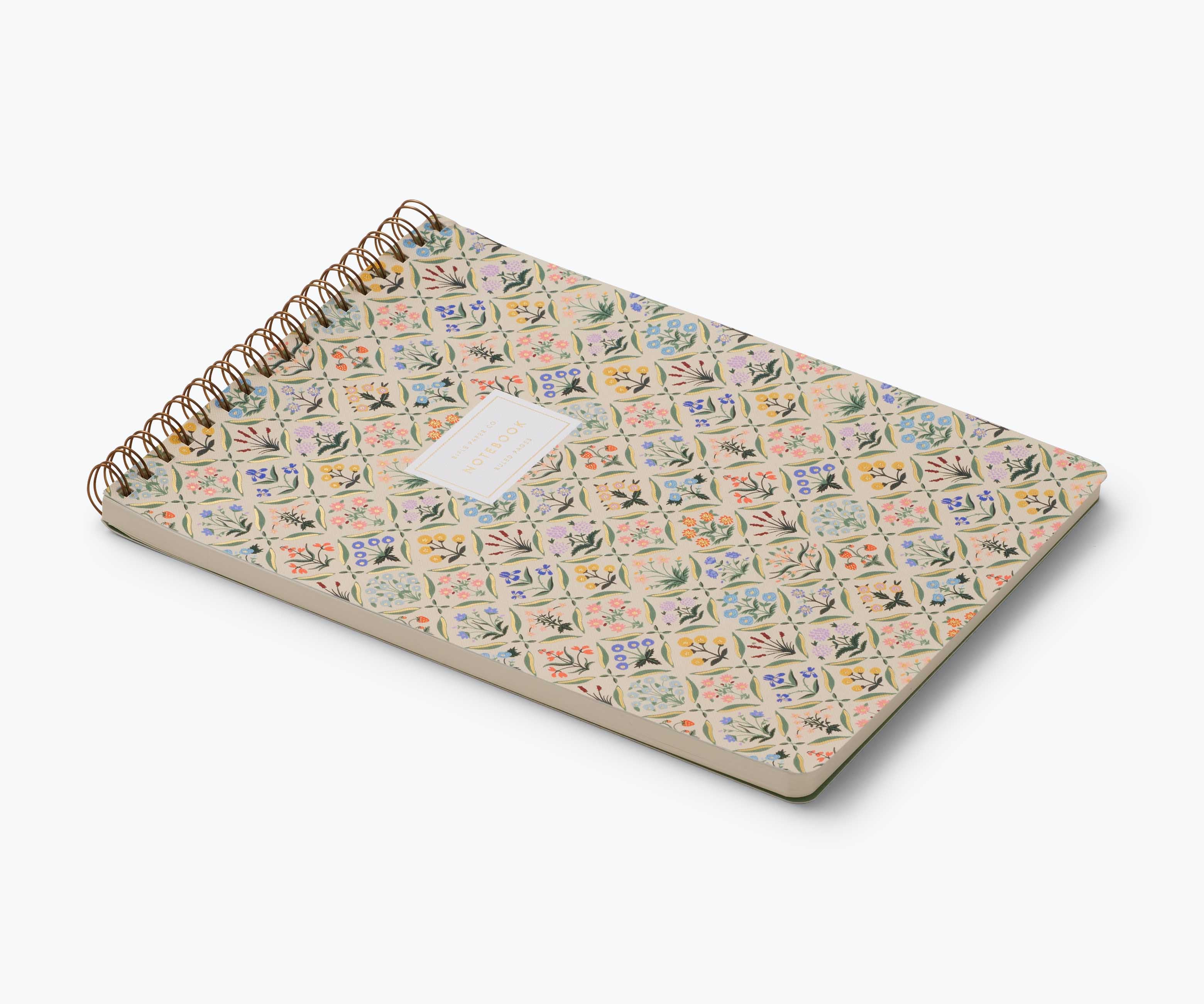Large Top Spiral Notebook - Estee