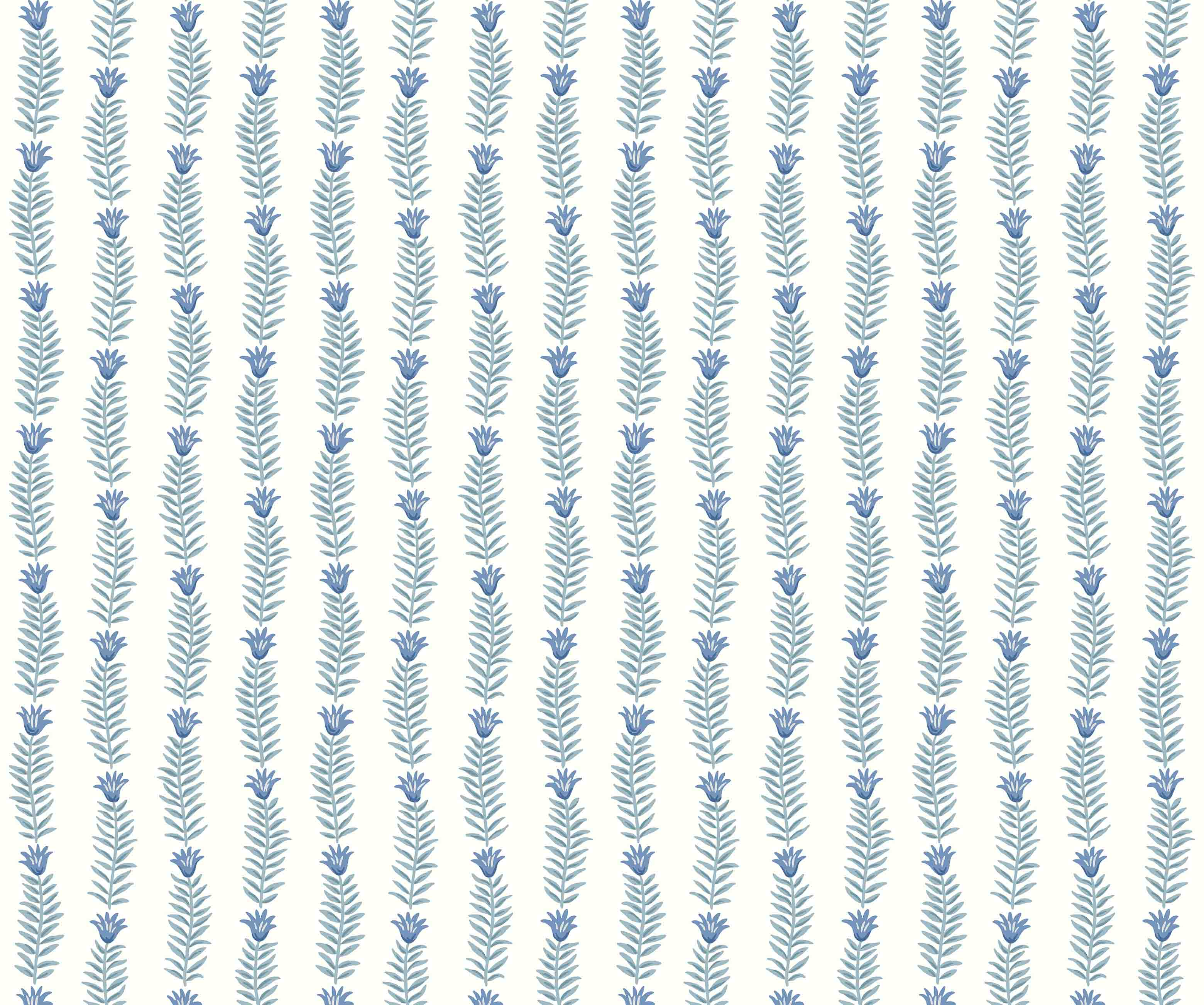 Eden Wallpaper - Indigo