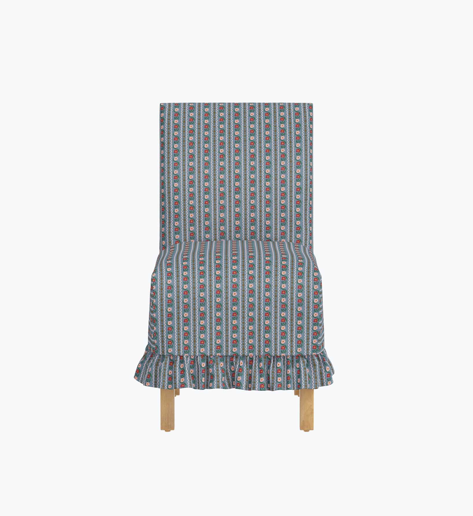 Louise Slipcover Dining Chair - Delphine
