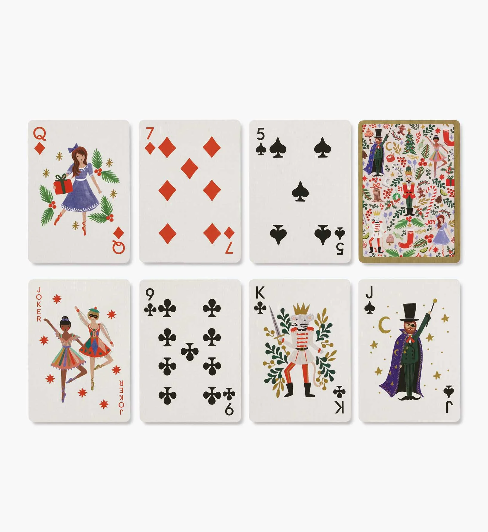 Playing Card Set - Holly Jolly Nutcracker